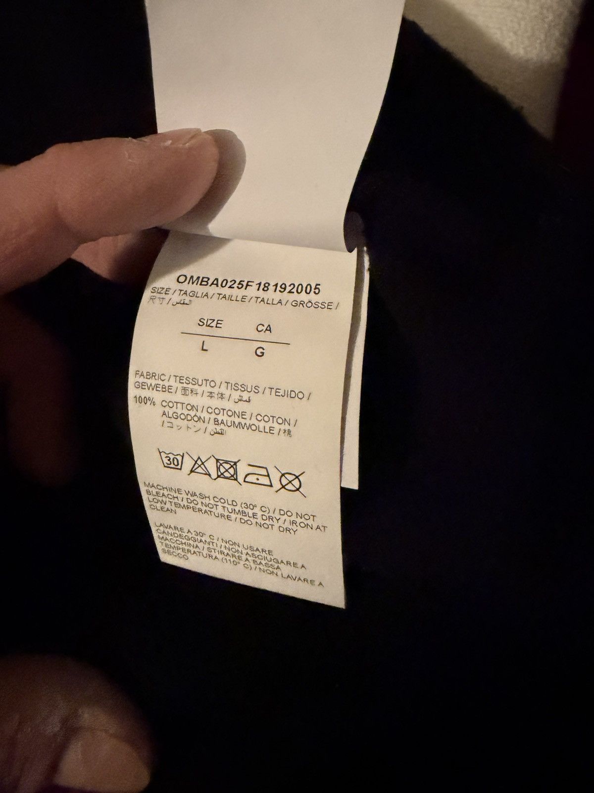 Off-White OffWhite FW18 Diagonal Gradient Sweatshirt Size US L / EU 52-54 / 3 - 5 Thumbnail