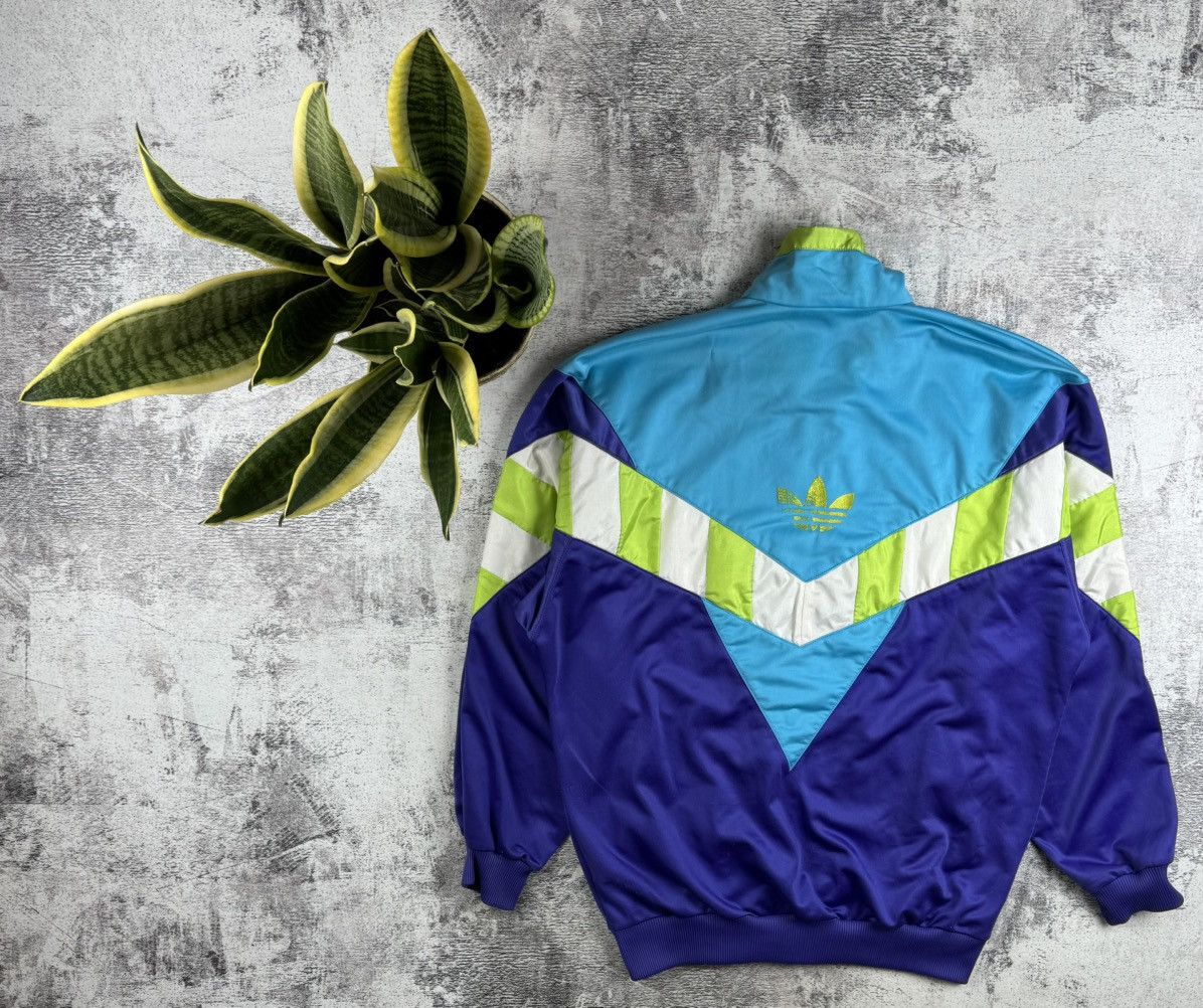 Adidas Adidas Men’s Vintage M Y2K Retro Blue Logo Track Activewear Zip Light Jacket Size US M / EU 48-50 / 2 - 2 Thumbnail