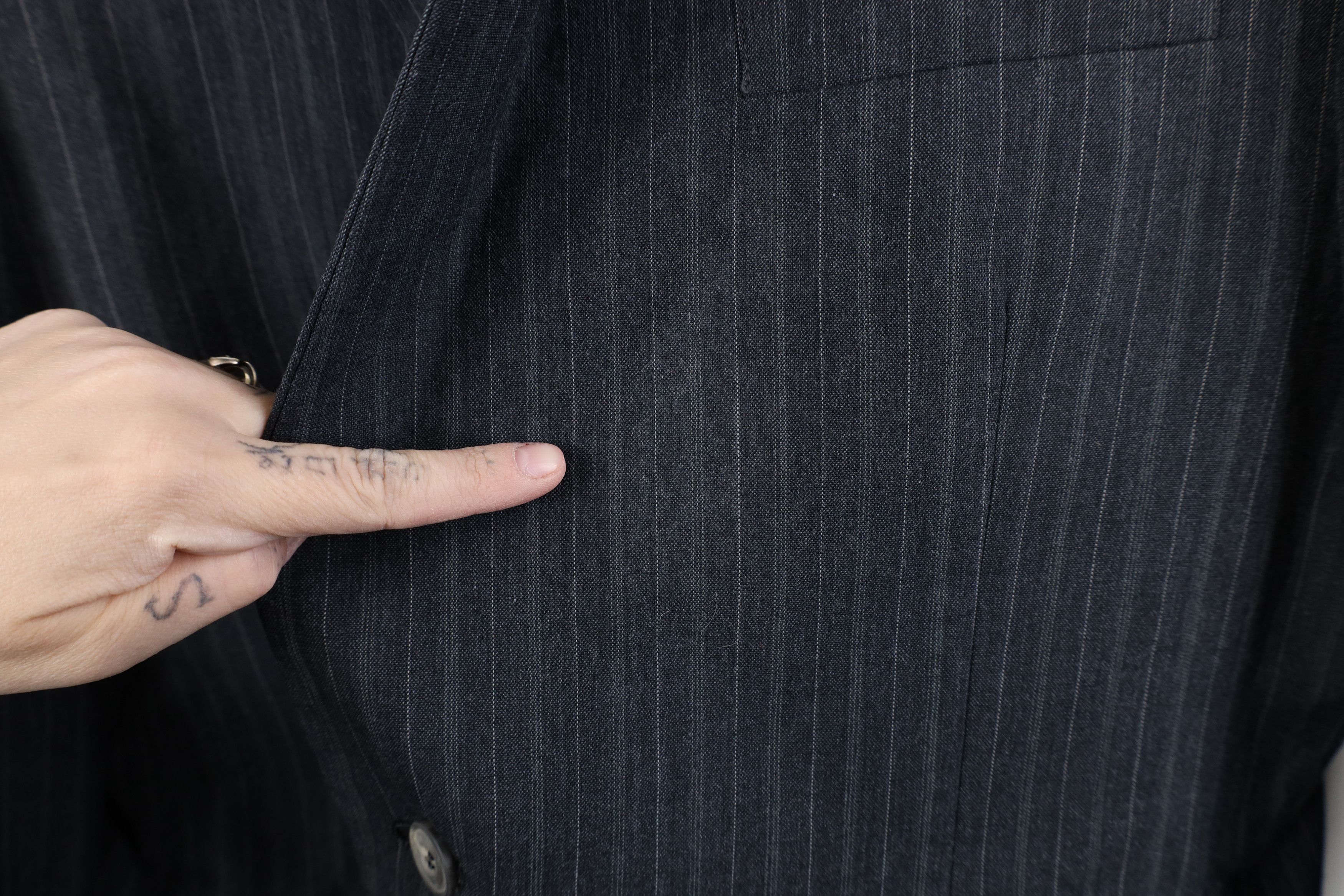 Vintage Vintage 70s Streetwear Striped Suit Coat Blazer Jacket USA Size US XL / EU 56 / 4 - 5 Thumbnail