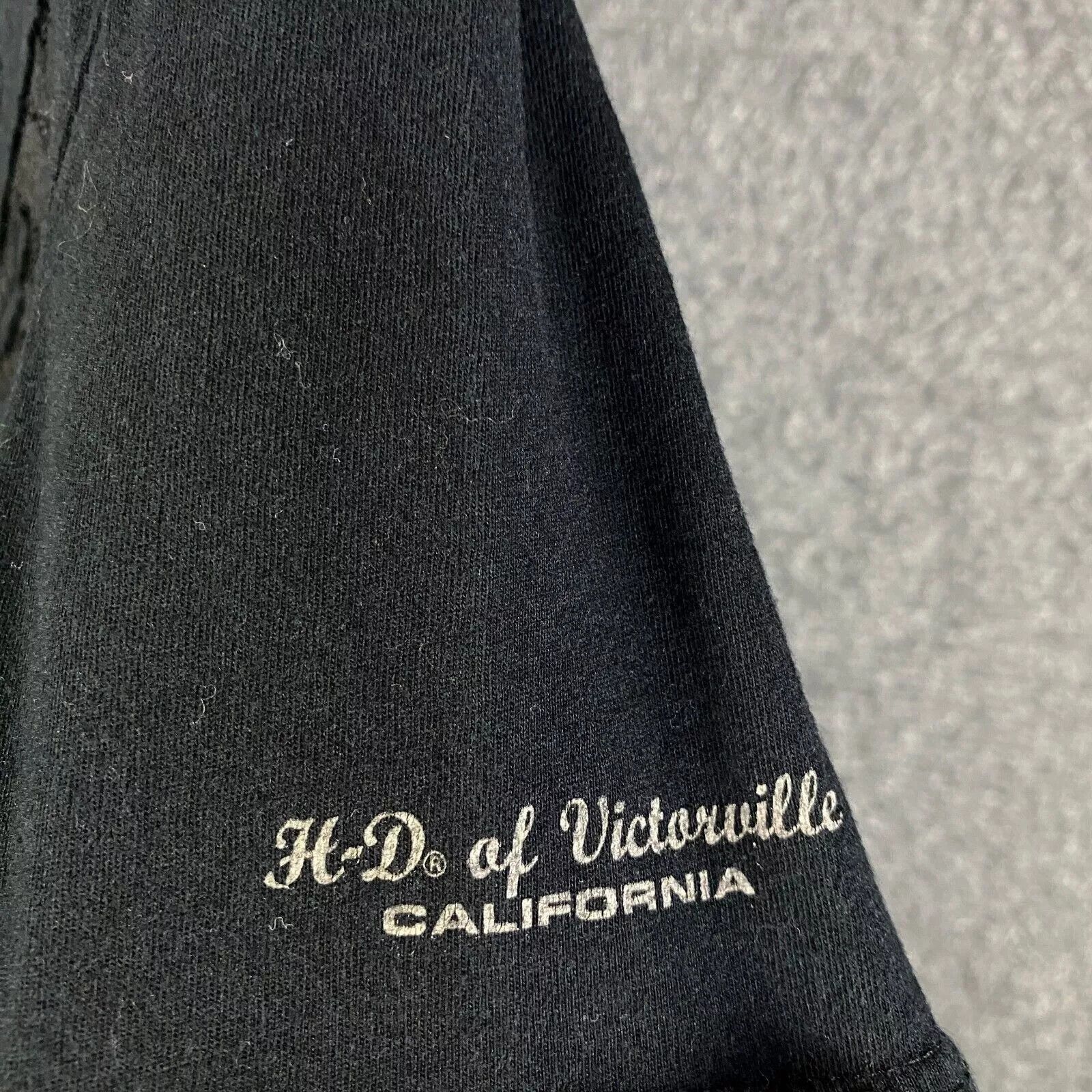 Harley Davidson × Vintage Harley Davidson Shirt Women's Medium V-Neck Victorville CA Size M / US 6-8 / IT 42-44 - 10 Thumbnail