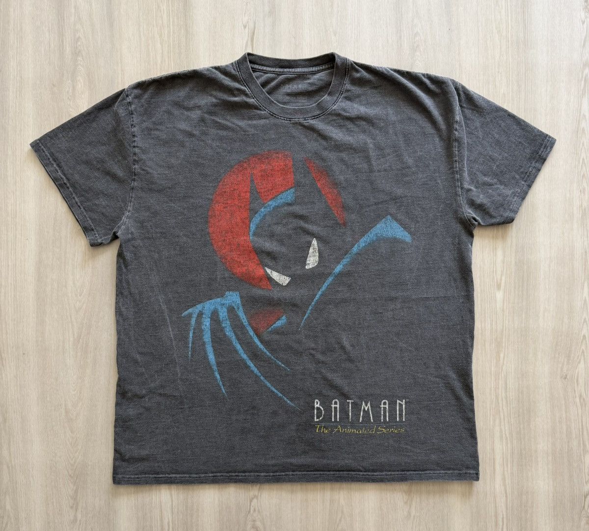 Vintage American Thrift Vintage Style Batman Forever Tee Faded Sz L Size US L / EU 52-54 / 3 - 1 Thumbnail