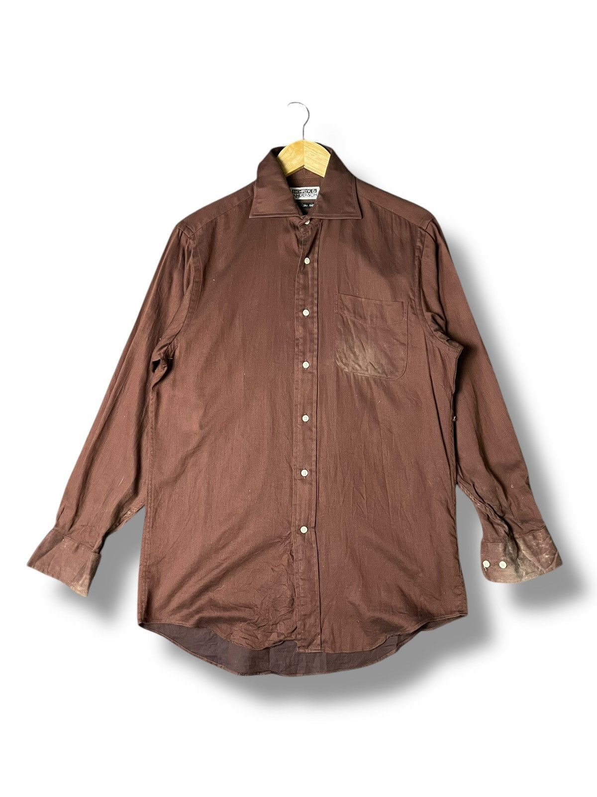 Japanese Brand Henryk Anderson Brand Button Up Shirt (58) Size US M / EU 48-50 / 2 - 1 Thumbnail