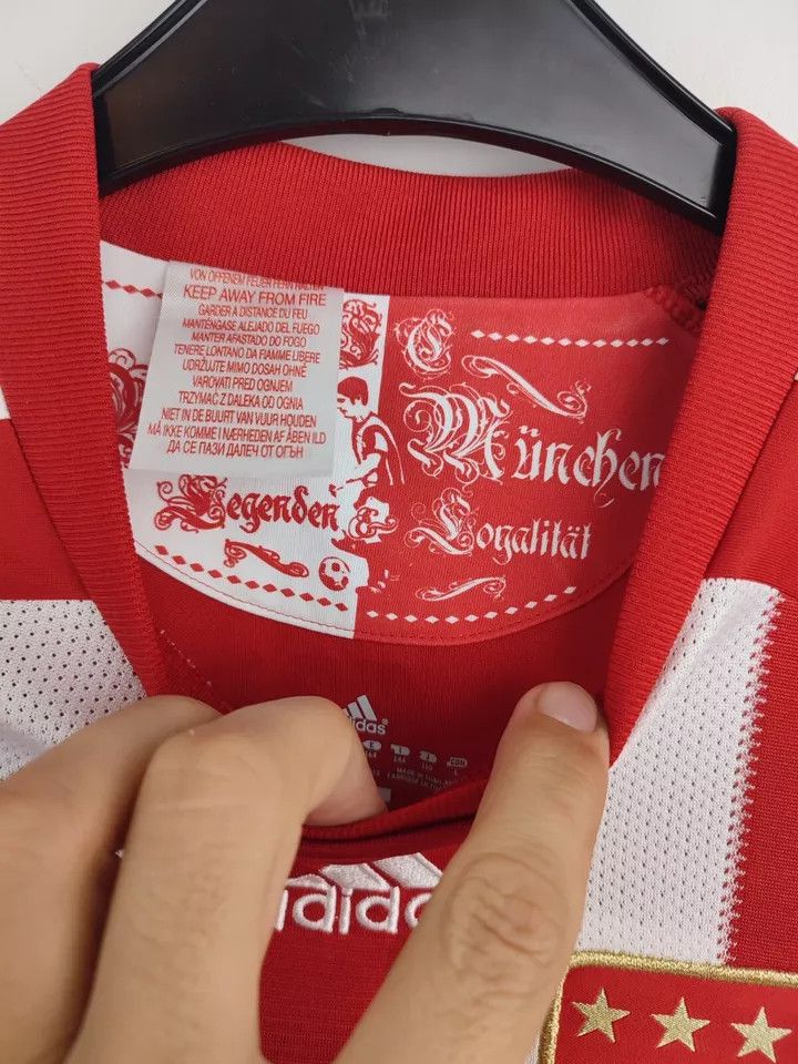 Adidas FC Bayern Munich FOOTBALL SHIRT SOCCER JERSE Home 10/11 Size US L / EU 52-54 / 3 - 12 Thumbnail