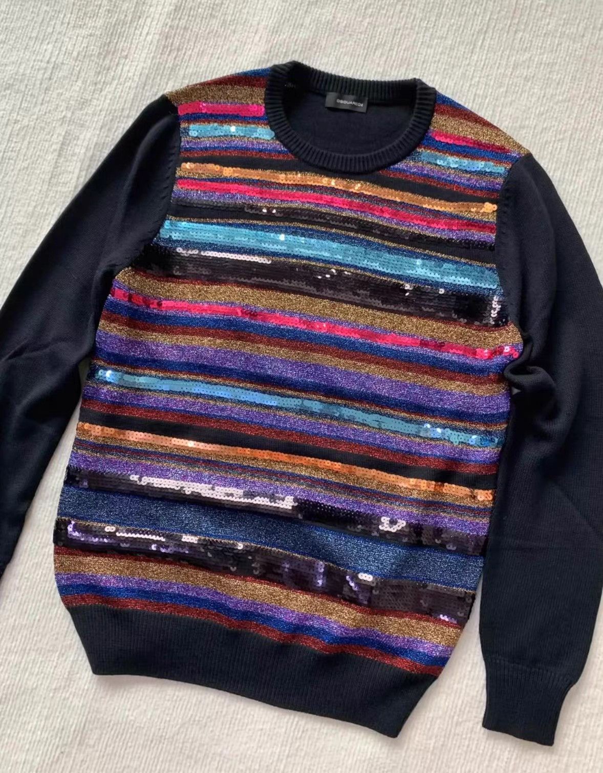 Dsquared2 DSQUARED2 Heavyweight Sequin Sweater K18 Size US M / EU 48-50 / 2 - 1 Thumbnail