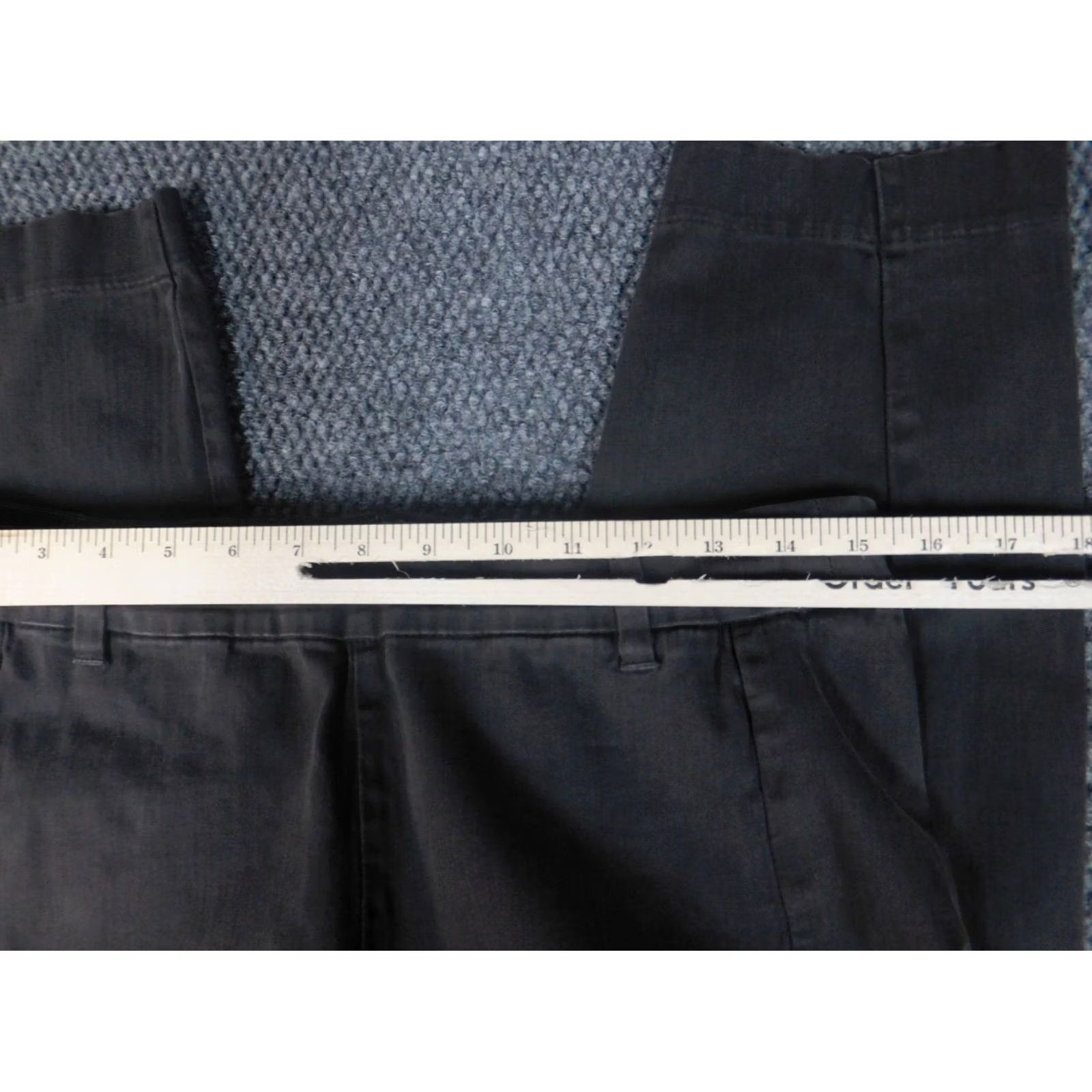 J.Crew J.CREW Womens Pants 8 Gray Straight City Fit Stretch Zip Khakis Regular Inseam 25in Women Vintage No Size 30" / US 8 / IT 44 - 3 Thumbnail
