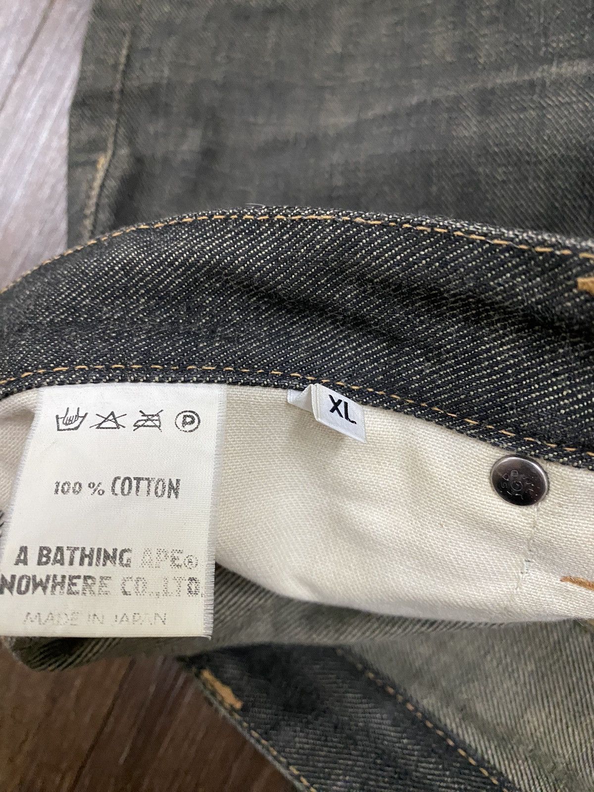 Bape × Vintage A bathing ape vintage jeans Size US 34 / EU 50 - 15 Thumbnail
