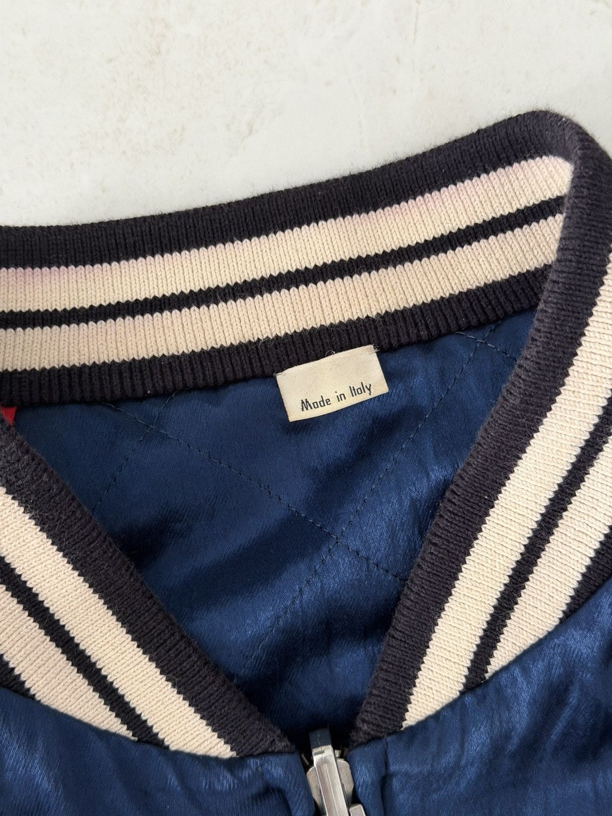 Gucci Gucci Bicolor Silk Logo Jacket Sz.50 Size US M / EU 48-50 / 2 - 5 Thumbnail
