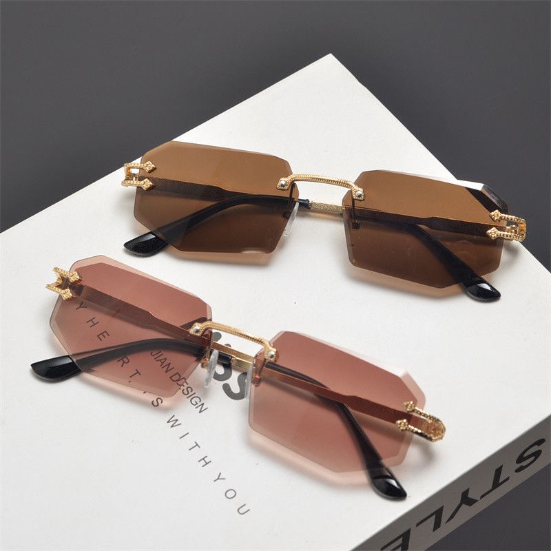 VIBE Future Street ins style custom avant-garde sunglasses Size ONE SIZE - 2 Thumbnail