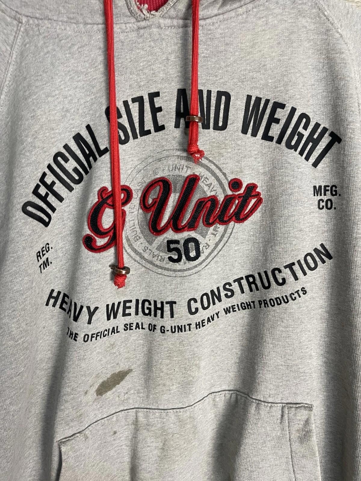 G-Unit G-UNIT Heavyweight 3XL GreyHoodie Thrashed Fashion Pullover Size US XL / EU 56 / 4 - 5 Thumbnail