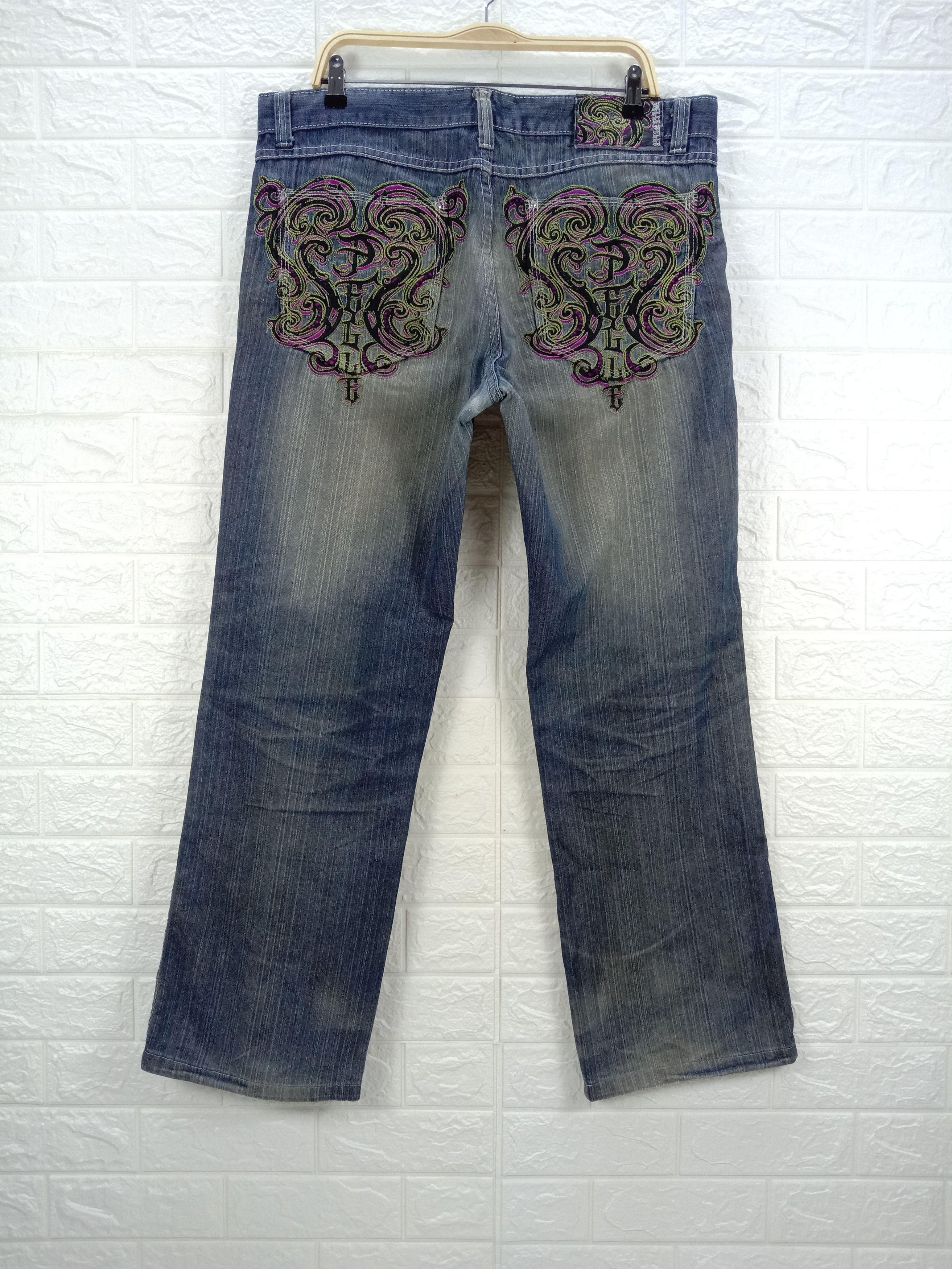 Pelle Pelle Vintage Pelle Pelle Embroidery Jeans Size US 38 / EU 54 - 1 Thumbnail