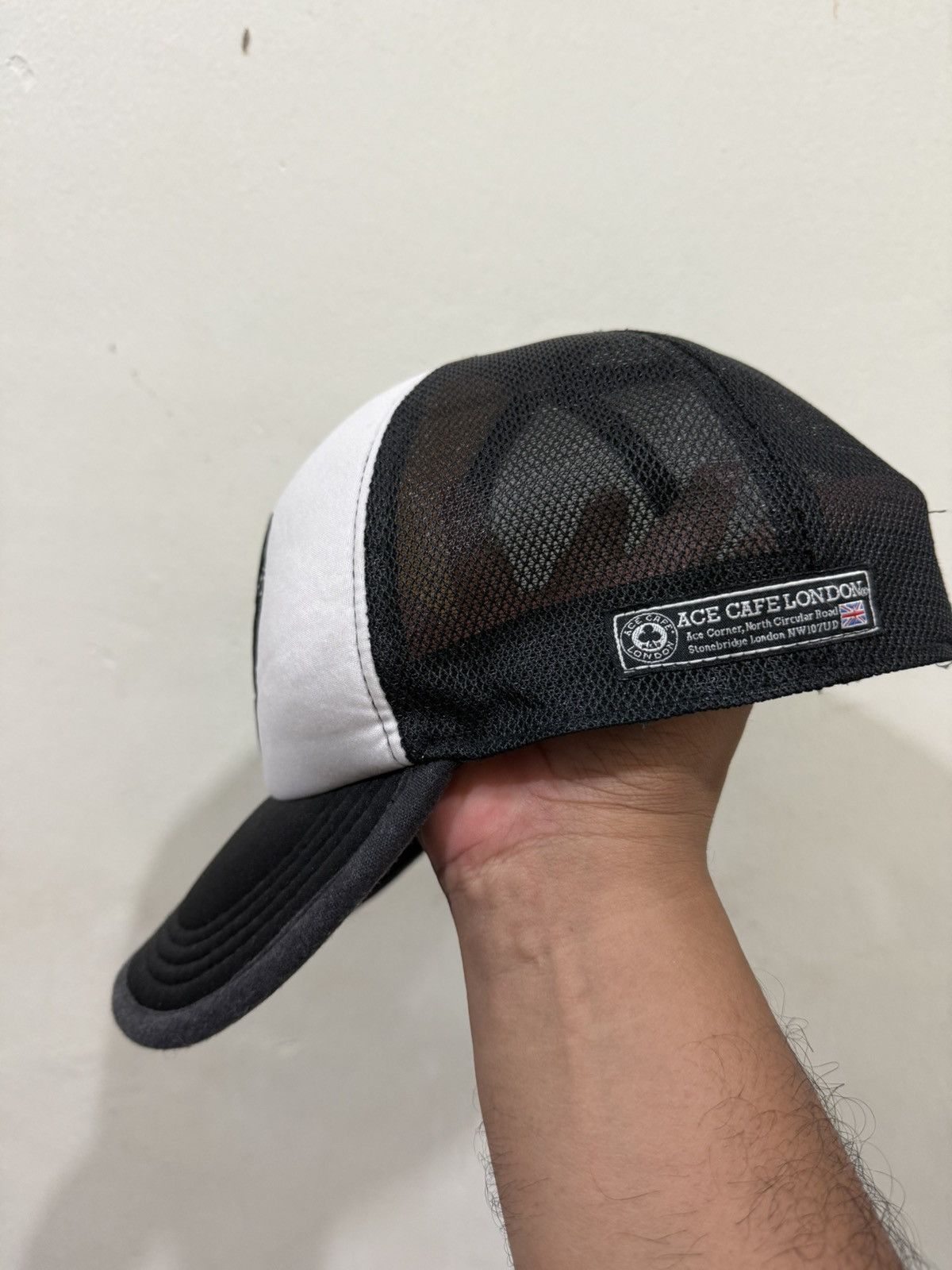 Japanese Brand VTG ACE CAFE Trucker Hat Size ONE SIZE - 3 Thumbnail