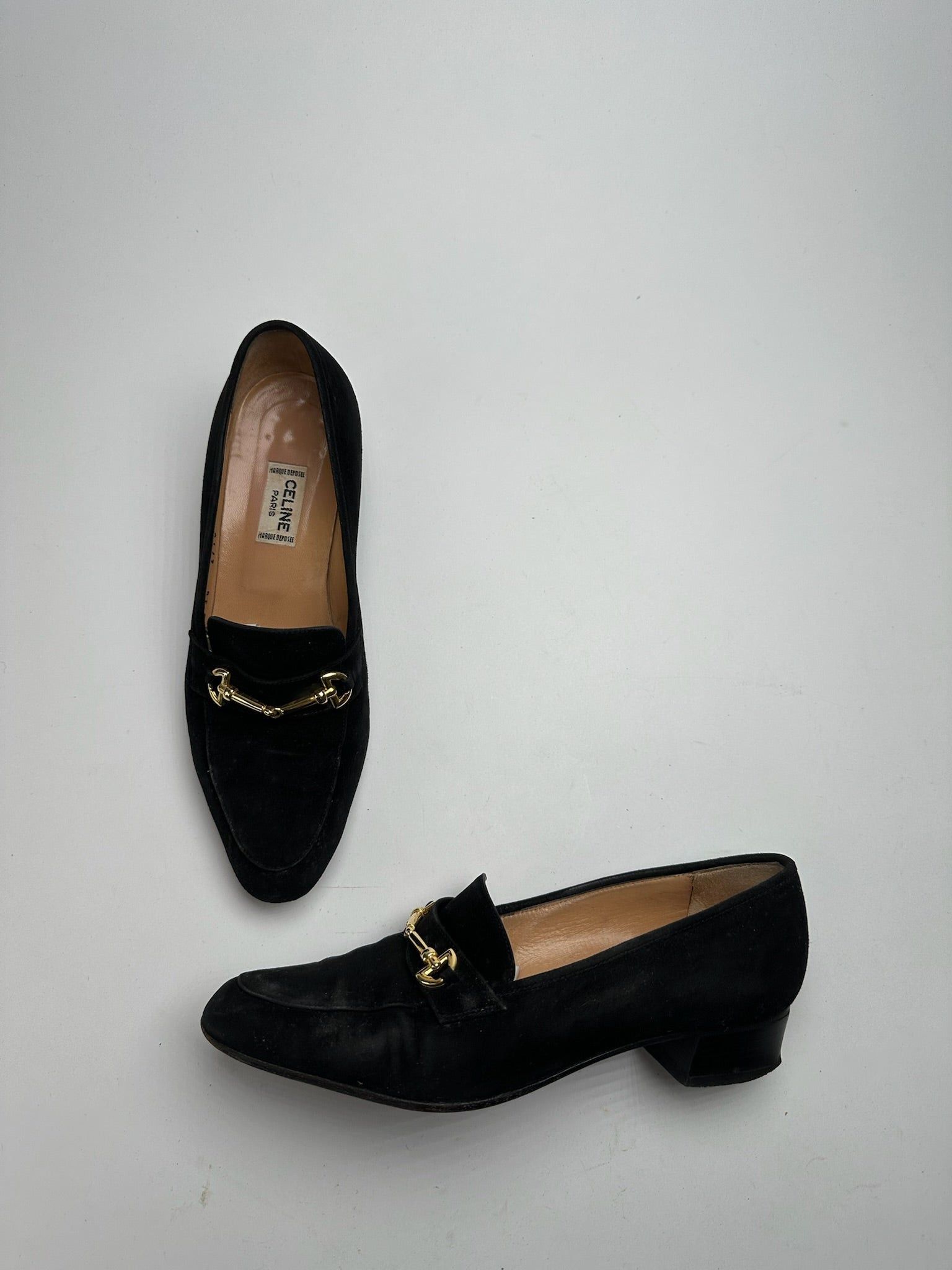 Celine Vintage Paris Leather Mokassins 36,5 Size US 5 / IT 35 - 1 Thumbnail