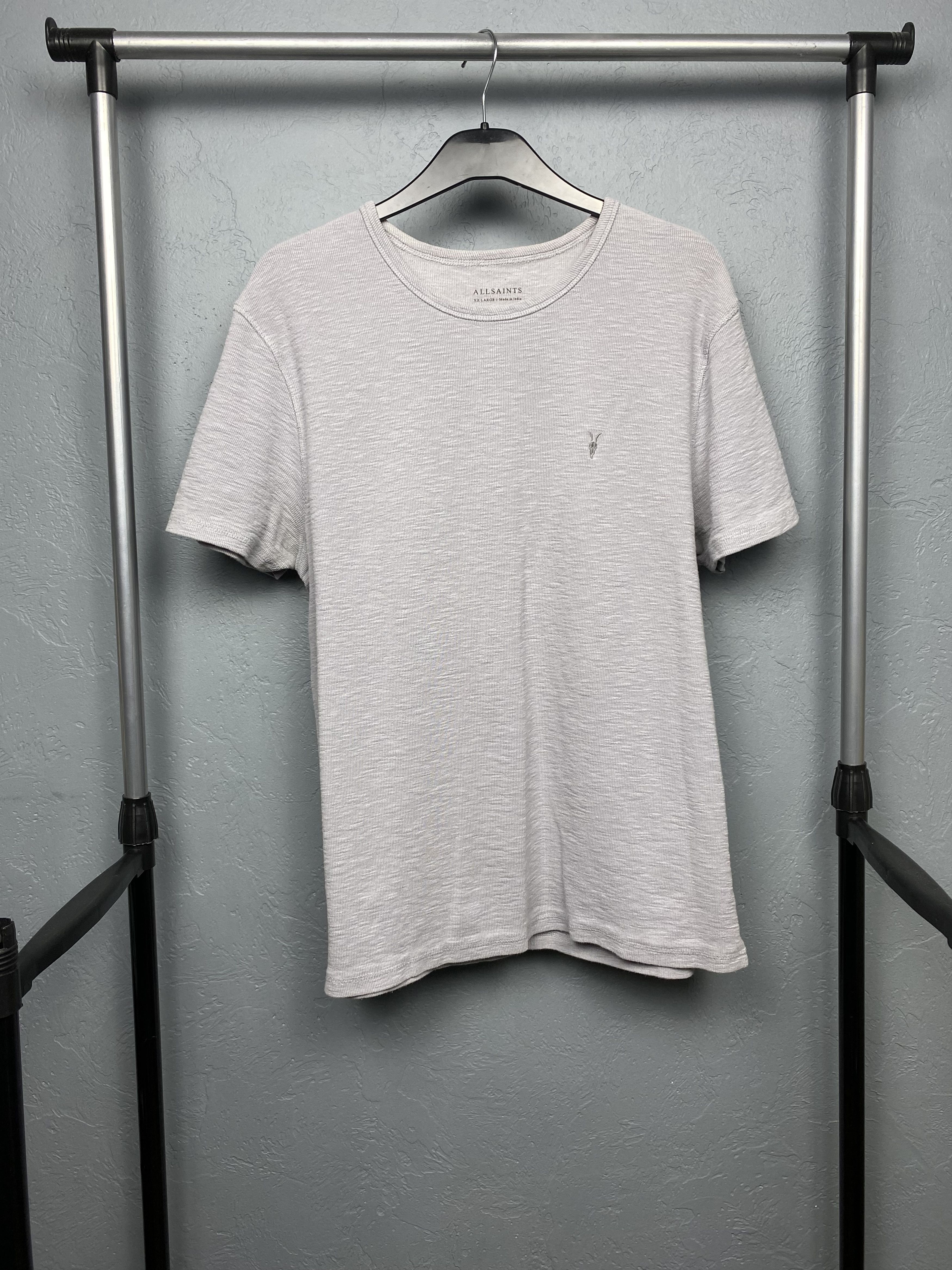 Allsaints × Vintage Allsaints Vintage Mens Crew Neck T-Shirt Size US XXL / EU 58 / 5 - 1 Thumbnail