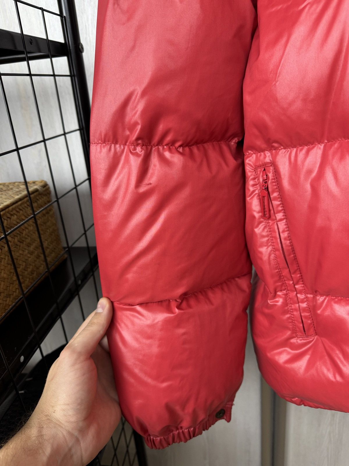 Moncler VTG Moncler Grenoble Red Puffer Down Jacket Rare 90s Snap Size US M / EU 48-50 / 2 - 12 Thumbnail