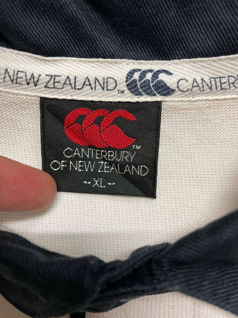 Vintage Rare💥Vintage 90's Canterbury Polo Rugby Stripe Heavy Cotton Size US XL / EU 56 / 4 - 9 Thumbnail