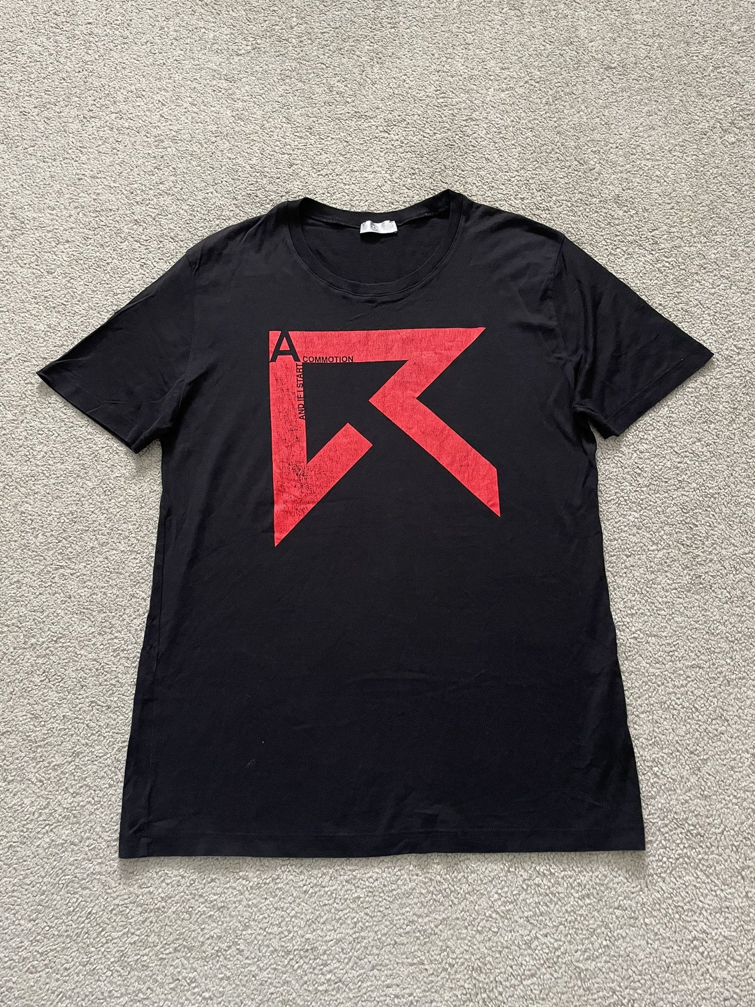Dior × Hedi Slimane SS06 Dior Homme And If I Start A Commotion Tee