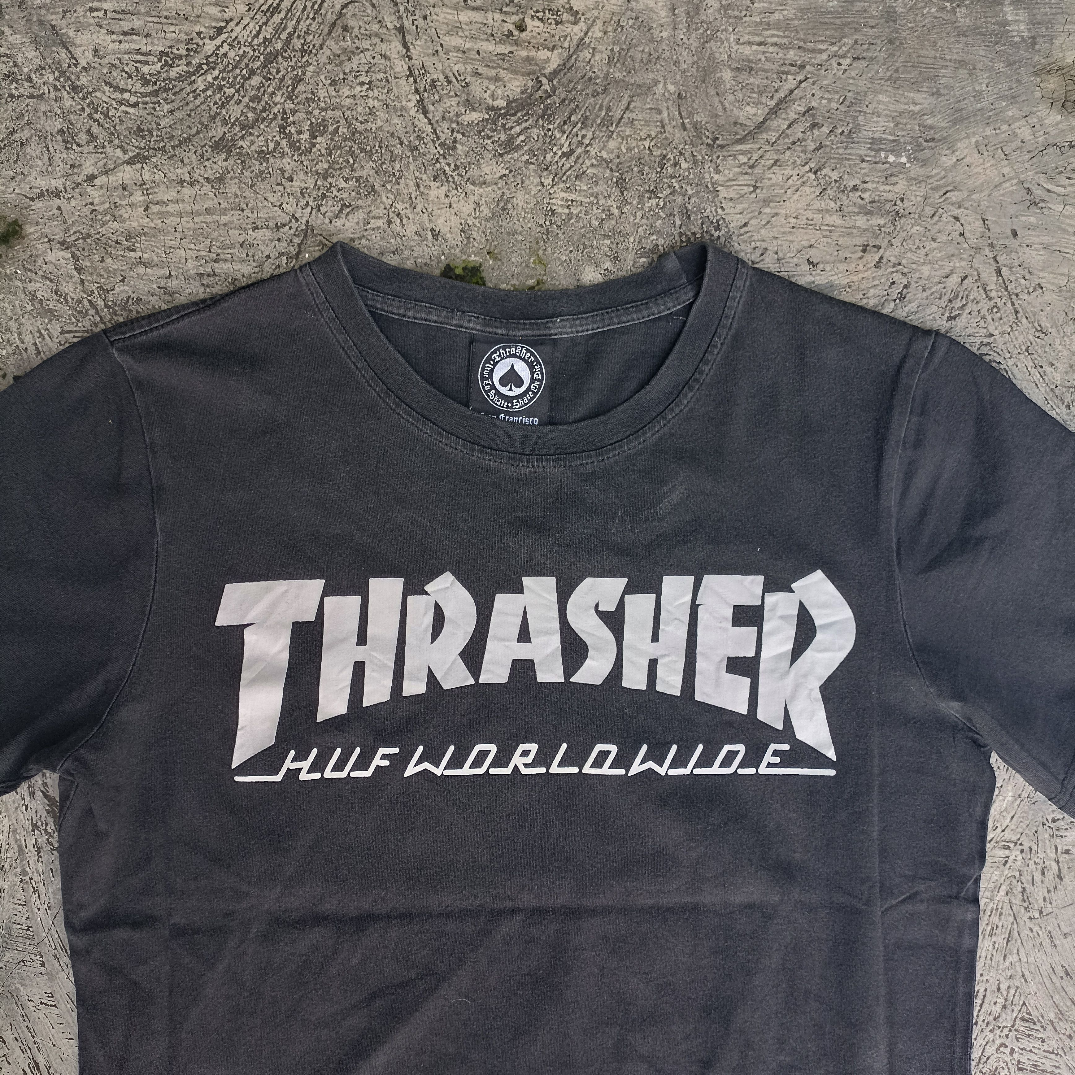 Huf × Thrasher Huf x Trasher baby Tee Y2k Size M / US 6-8 / IT 42-44 - 2 Thumbnail