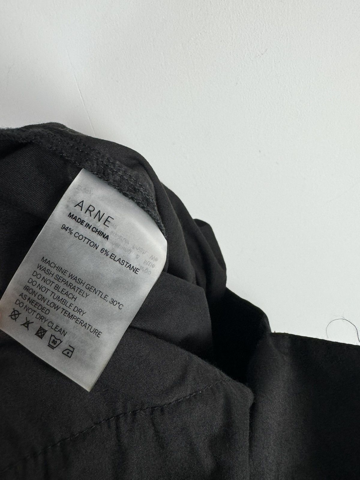 Vintage Arne Smart Tailored Cargo Trouser in Black Size US 32 / EU 48 - 6 Thumbnail