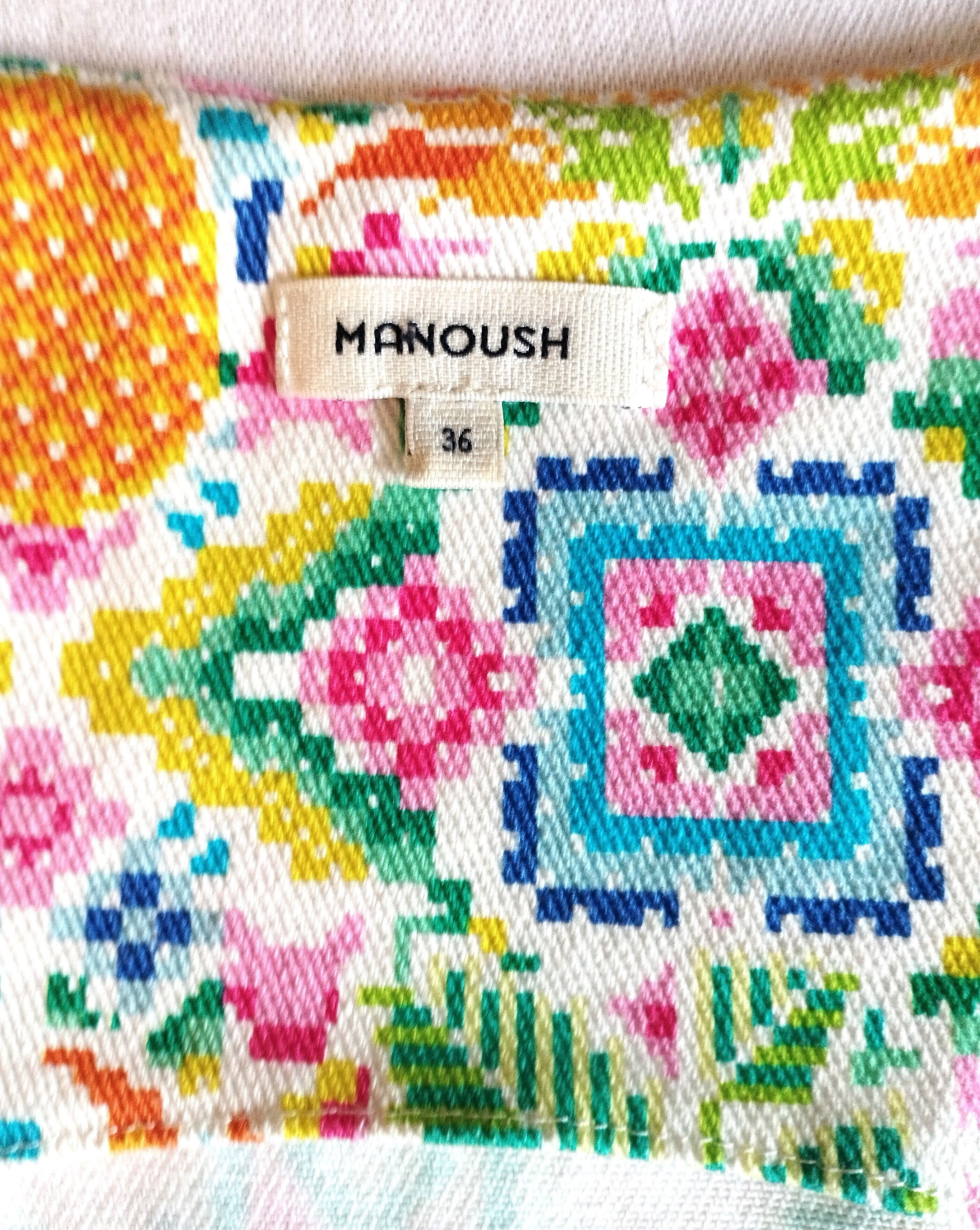 Designer Manoush Robe Pineapple TXS Size XS / US 0-2 / IT 36-38 - 4 Thumbnail