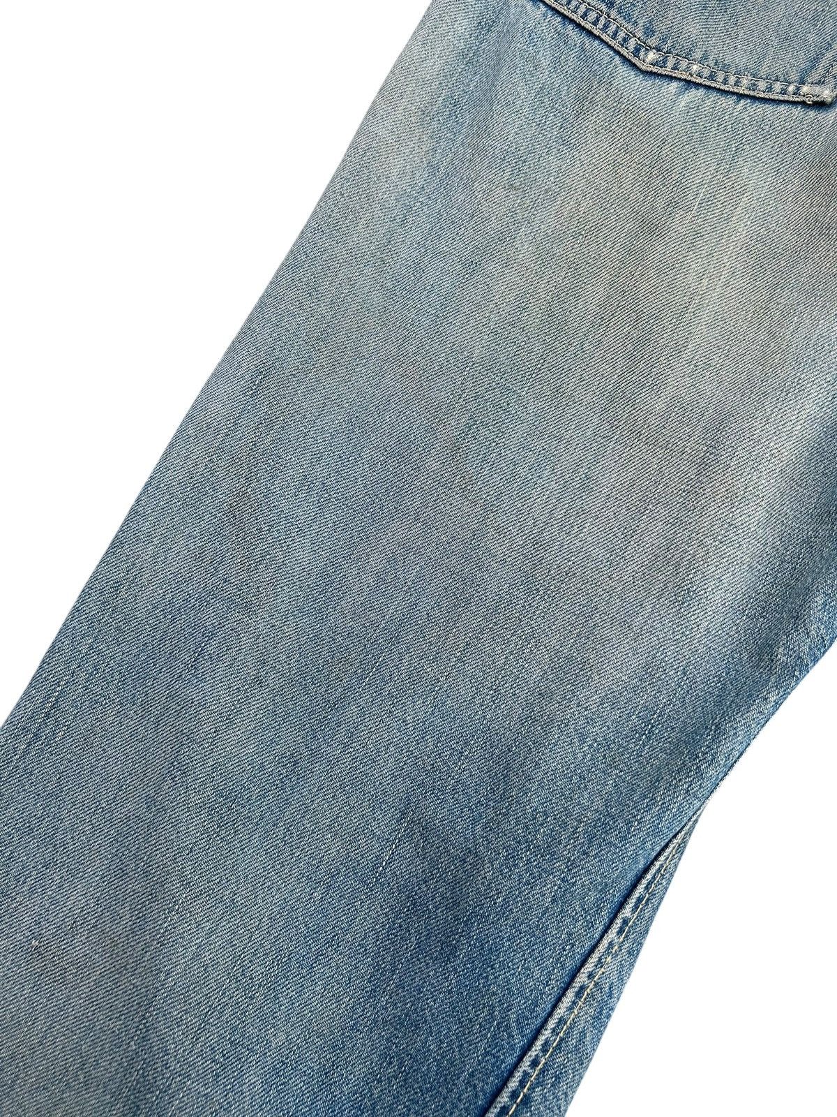 Kapital Thrashed Vintage JOE McCOY Selvedge Buckle Back Denim Jeans Size US 32 / EU 48 - 14 Thumbnail