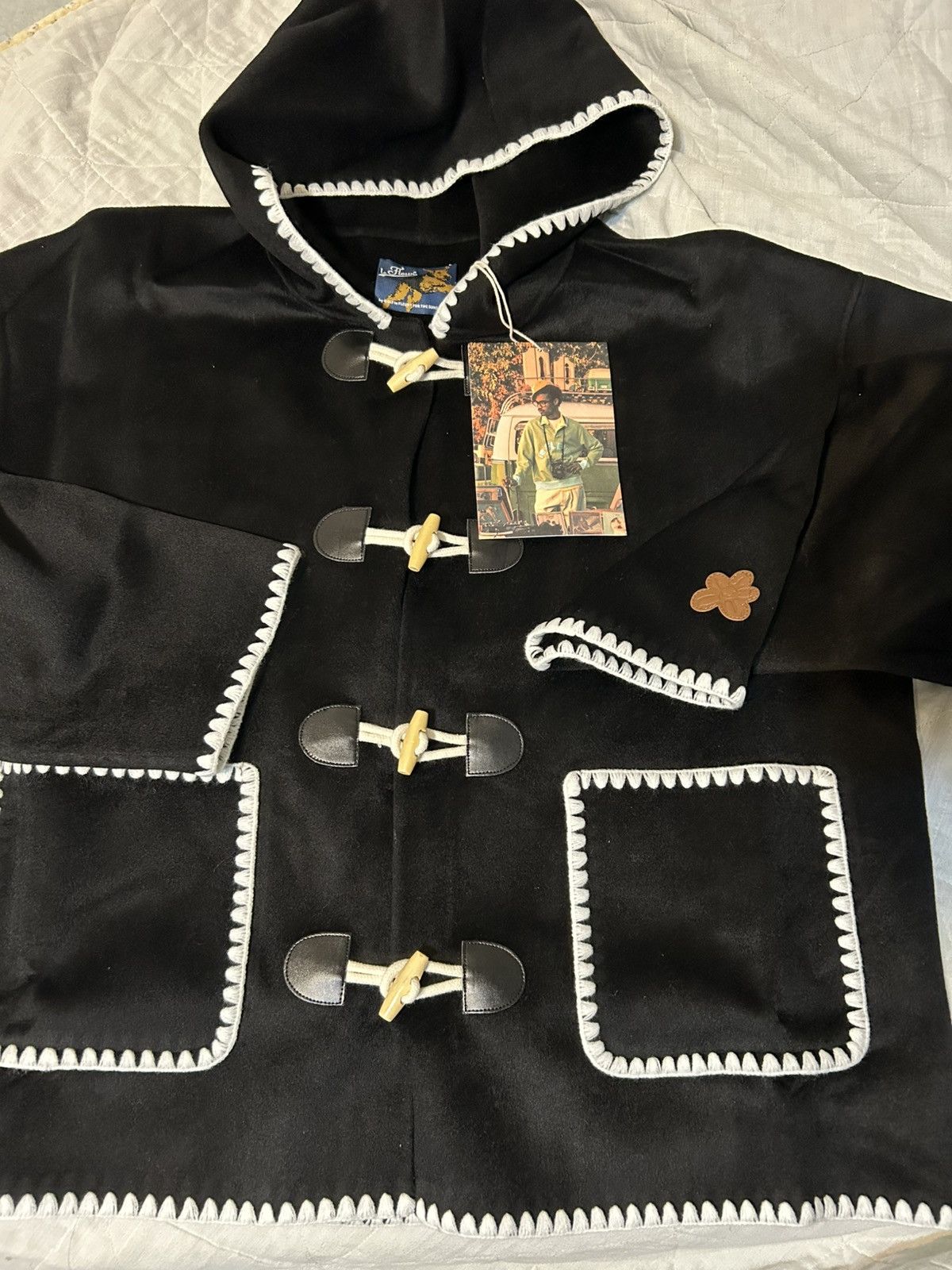Golf le Fleur Golf Le Fleur Blanket Jacket Black Large Size US L / EU 52-54 / 3 - 1 Thumbnail