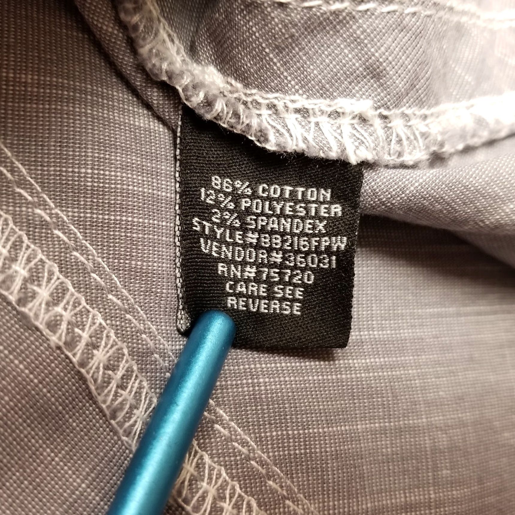 Vintage BKE Buckle Shirt Mens M Gray Athletic Cotton Blend Long Sleeve Western Shirt Mens Gray Athletic Cotton Blend Long Sleeve Western Size US M / EU 48-50 / 2 - 6 Thumbnail