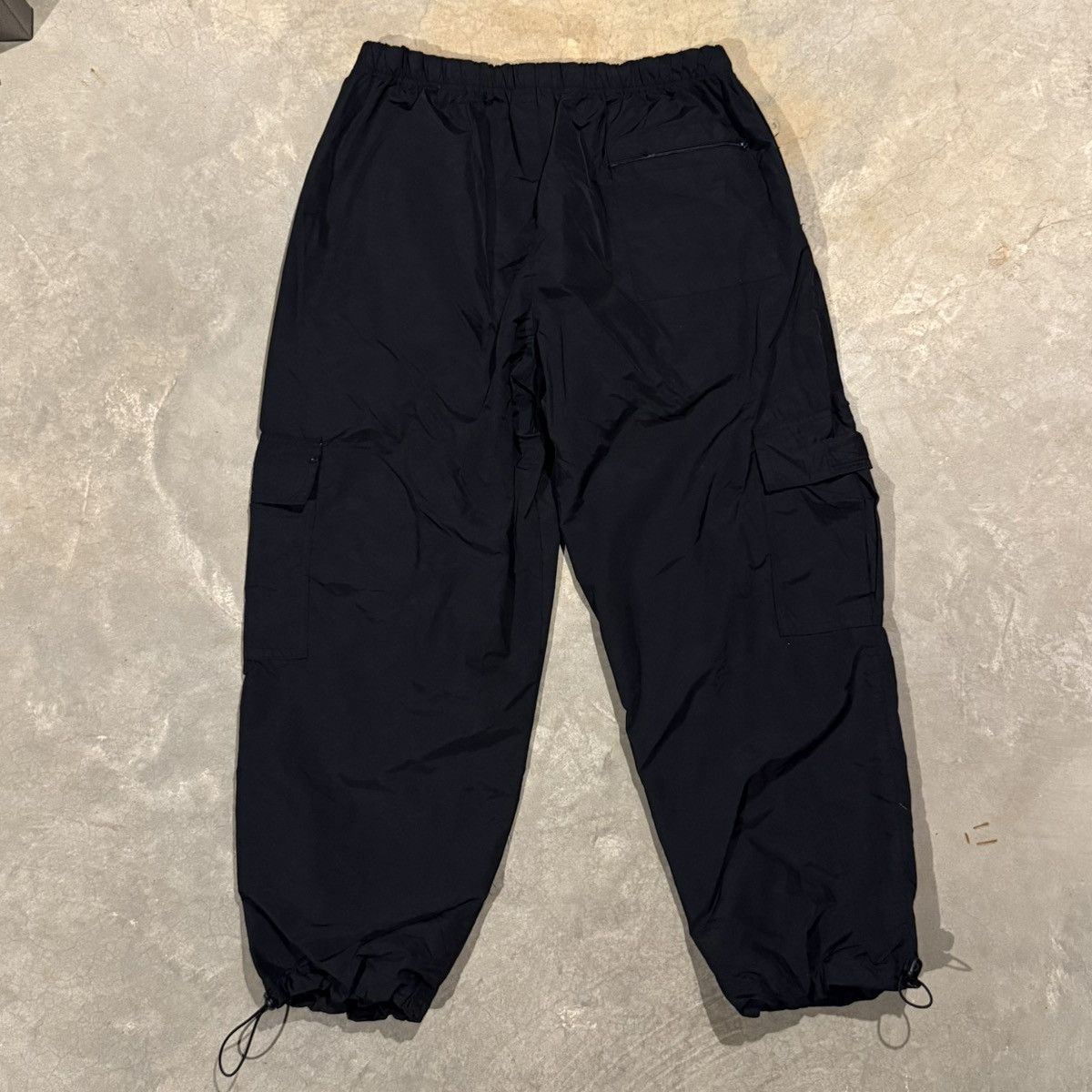 Vintage Vintage 90s Nylon Baggy Cargo Pants Rave ERD Grunge Y2K Size US 34 / EU 50 - 8 Thumbnail