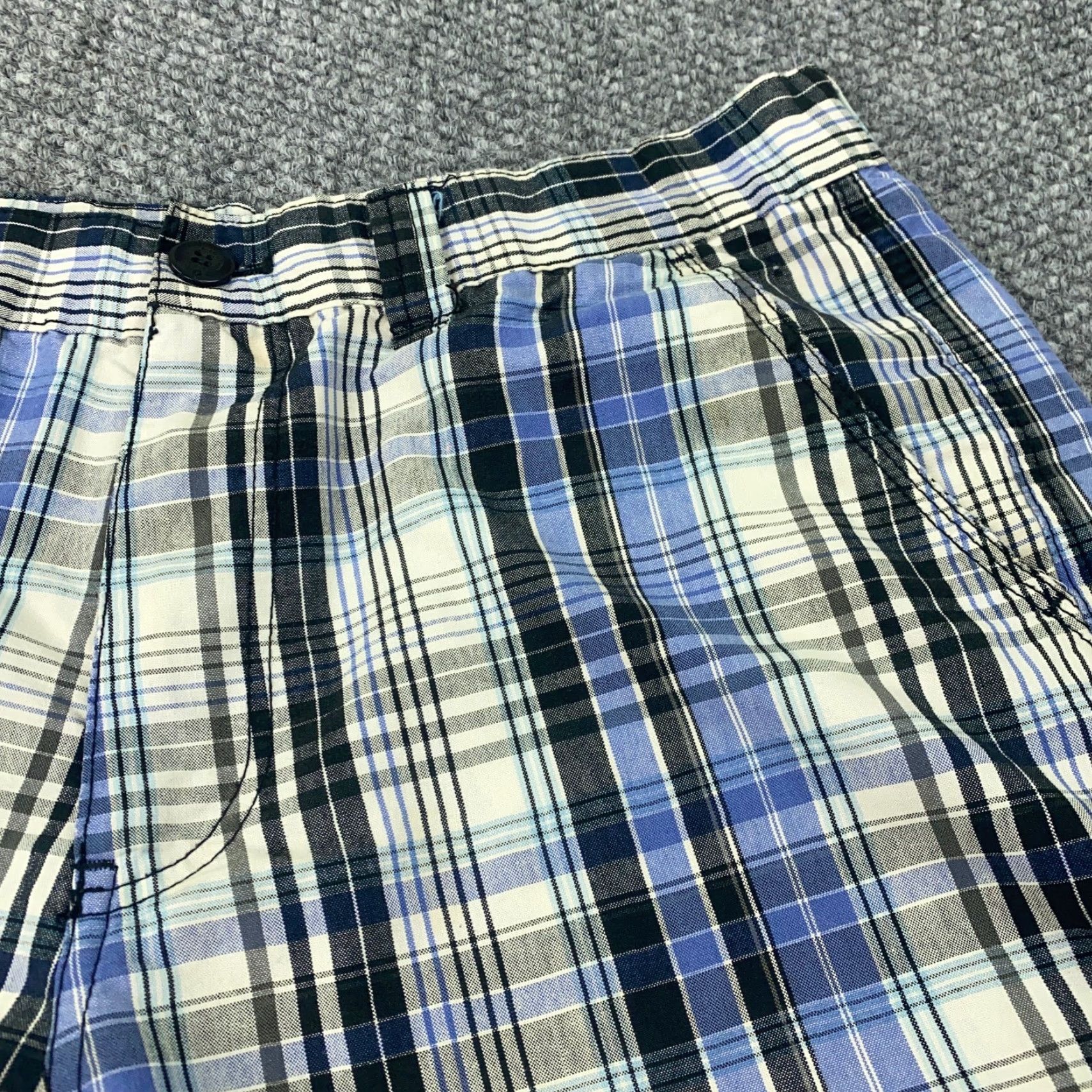 Southpole Southpole Plaid Bermuda Shorts Mens Size 34 Blue 12" Inseam Y2K Skater Grunge Size US 34 / EU 50 - 2 Thumbnail
