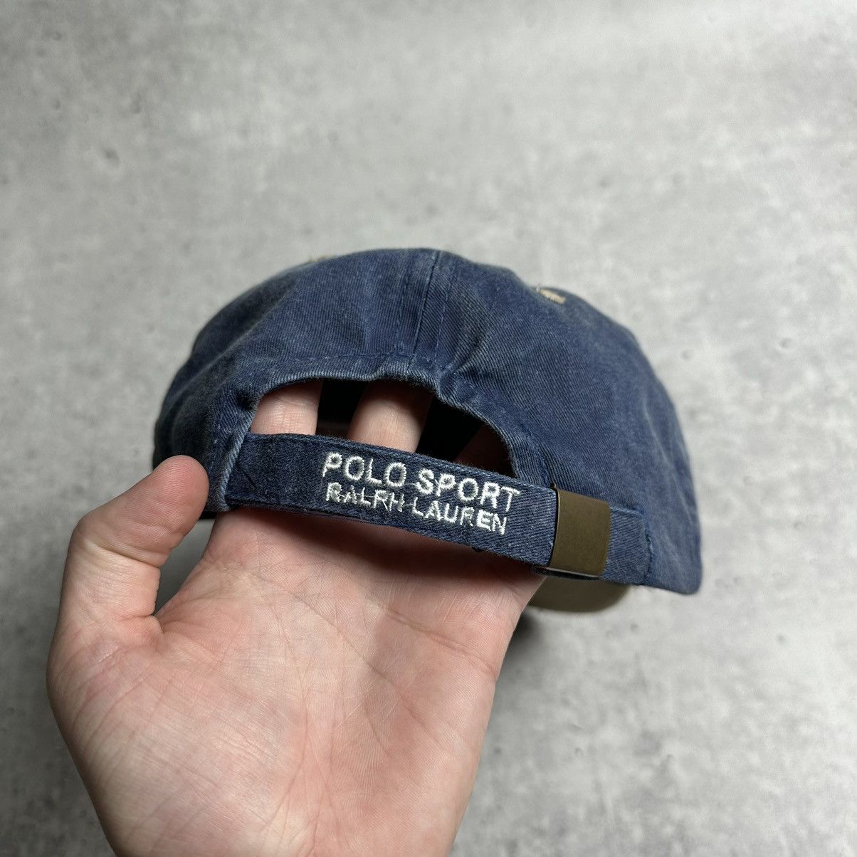 Polo Ralph Lauren × Vintage Polo Sport Ralph Lauren Vintage Cap 90s Size ONE SIZE - 5 Thumbnail