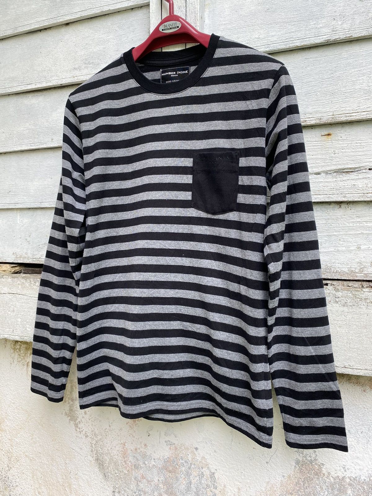 NANO universe × Number (N)ine Number Nine X Nano Universe Kurt Cobain Jail Stripe L/S T Size US S / EU 44-46 / 1 - 2 Thumbnail