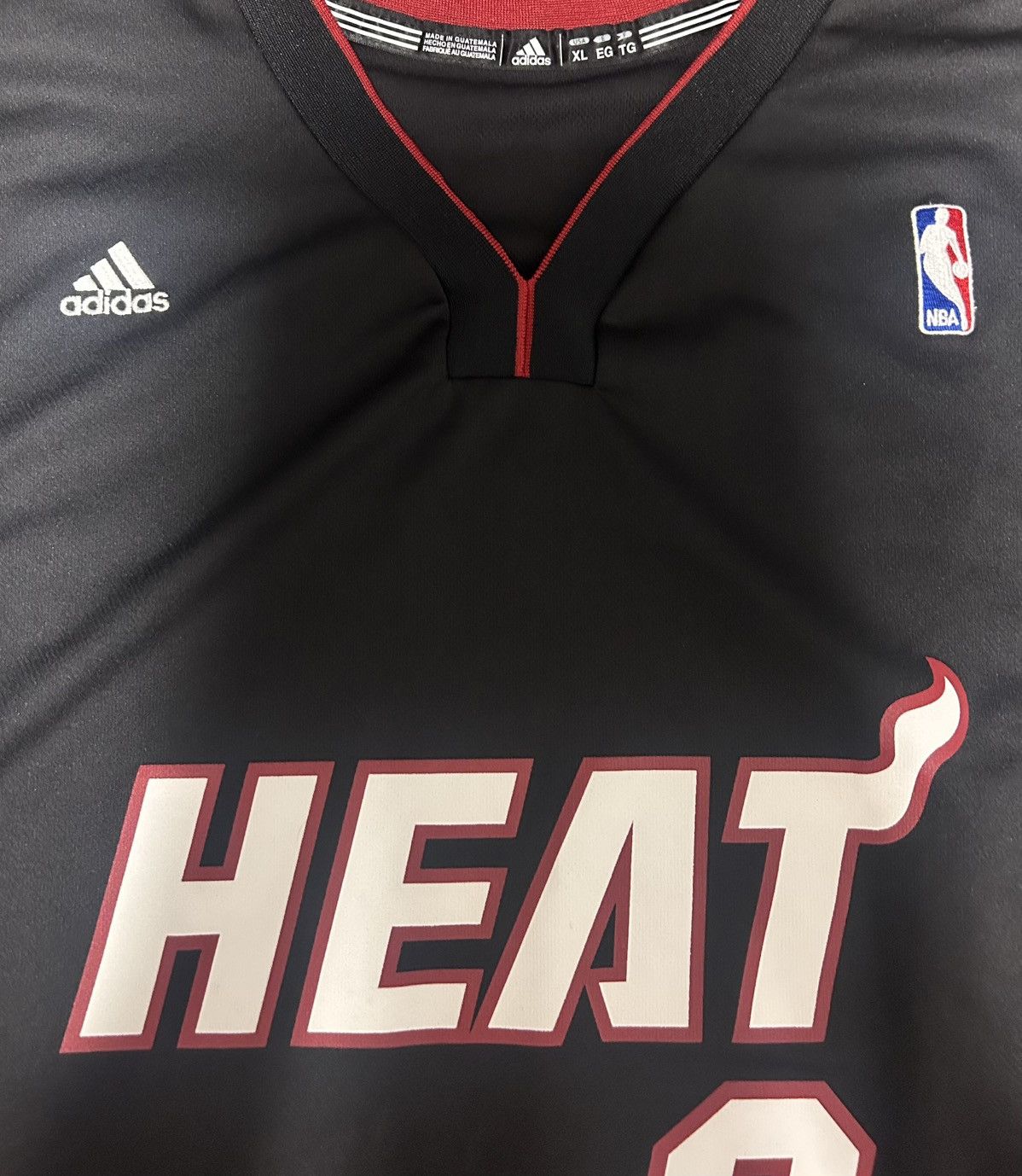 Adidas LeBron Heat Jersey Size US XL / EU 56 / 4 - 3 Thumbnail