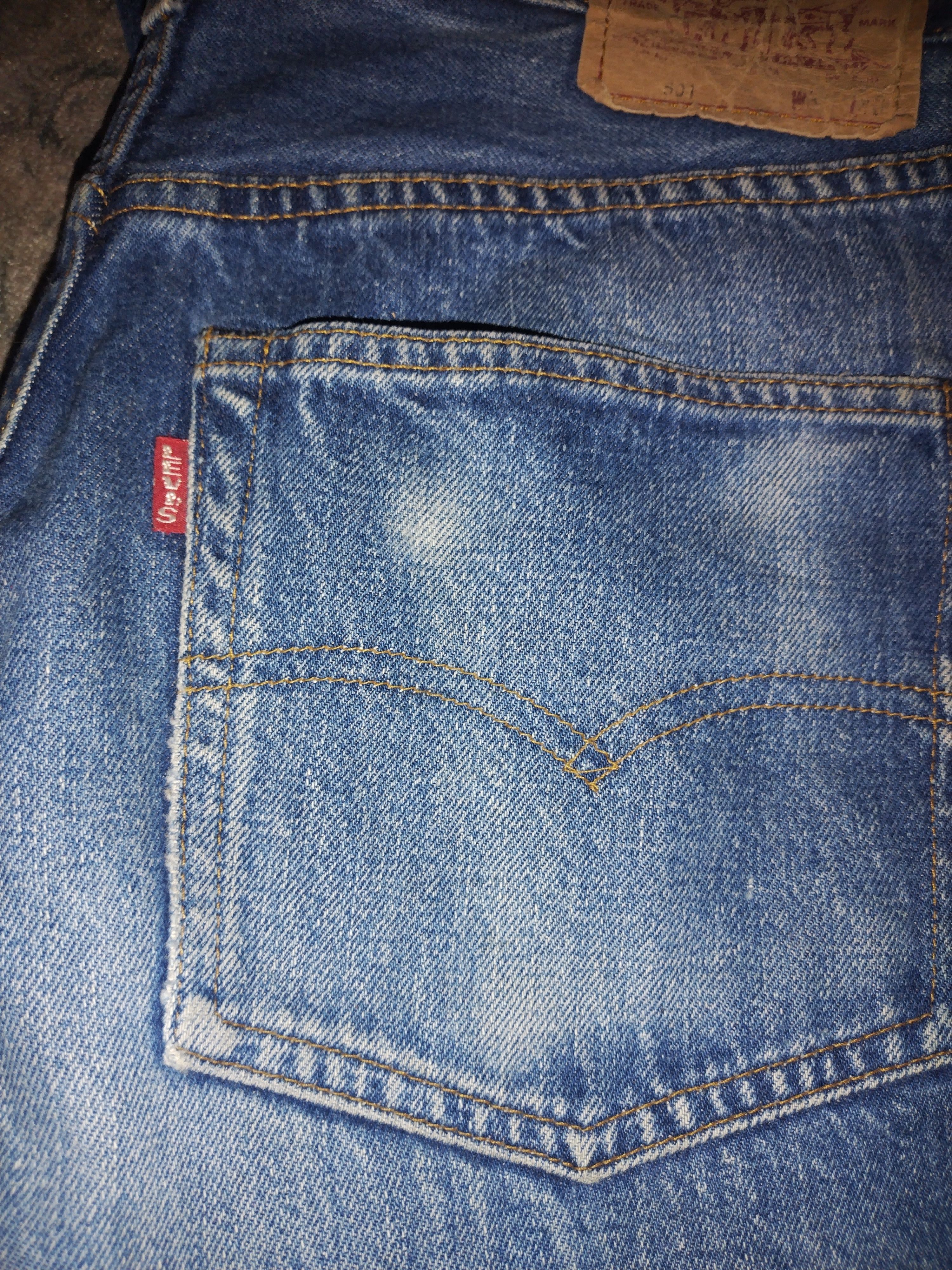 Levi's Vintage Jeans Levis Distressed 90s Cloth head Size US 34 / EU 50 - 9 Thumbnail