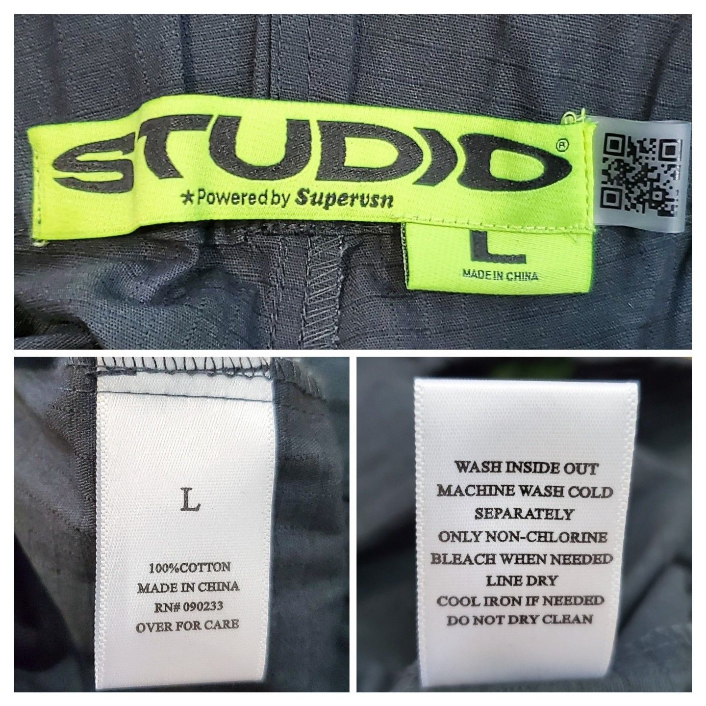 Supervsn New Supervsn Studio Baggy Ripstop Cargo Pants L Dulled Black Size US 34 / EU 50 - 10 Thumbnail