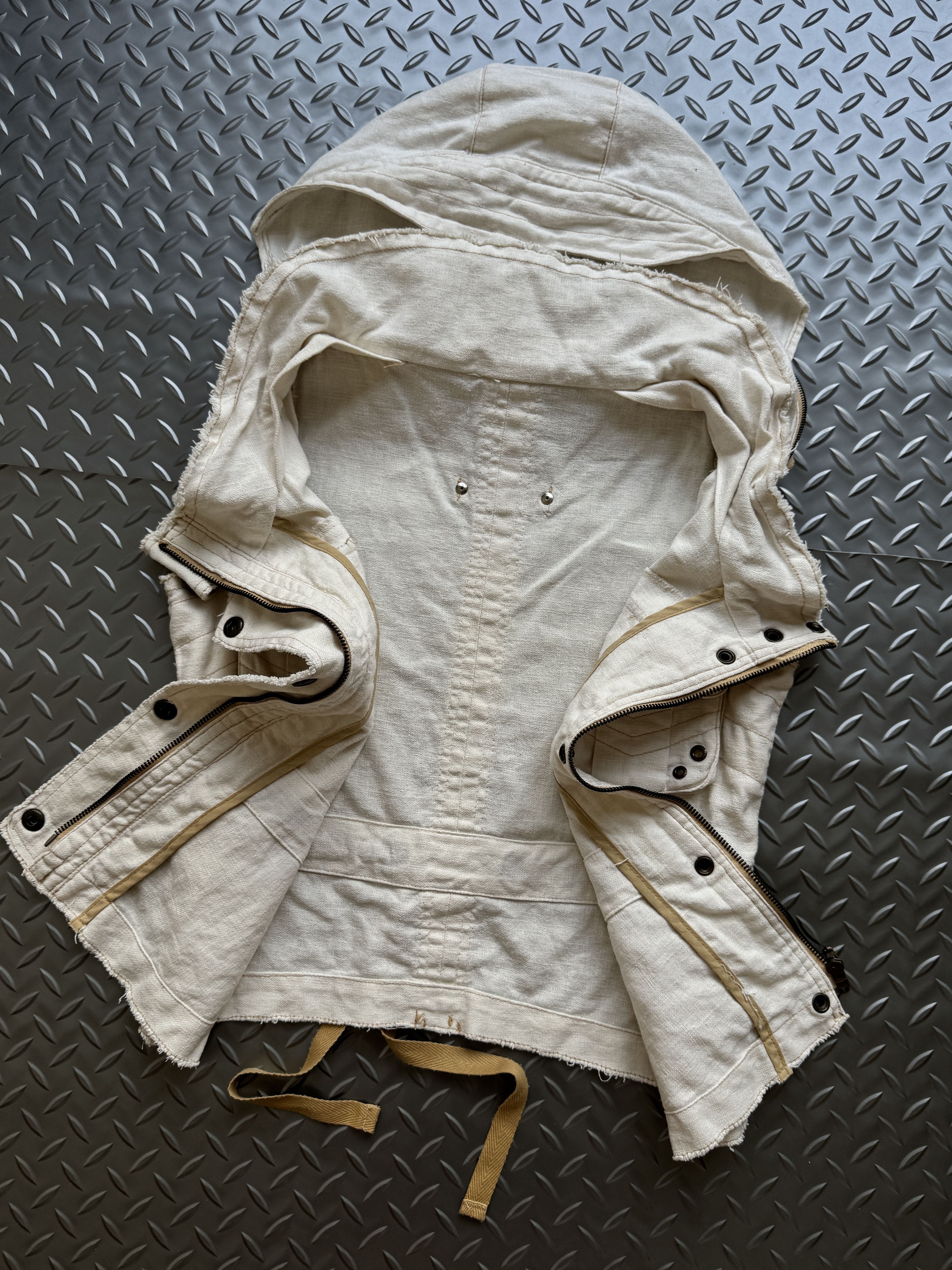 If Six Was Nine EGOIST Hooded Utility Vest – Off White / Ecru Size S / US 4 / IT 40 - 6 Thumbnail