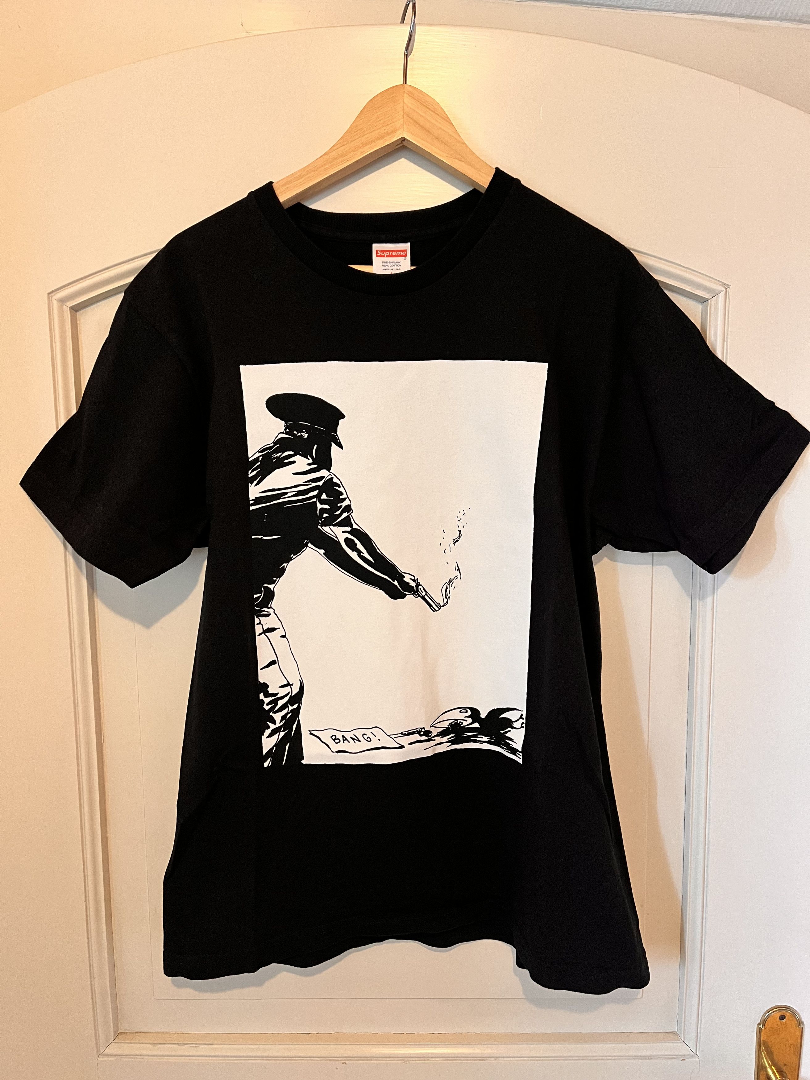 Supreme Supreme Ray Pettibon Bang Tee Grailed