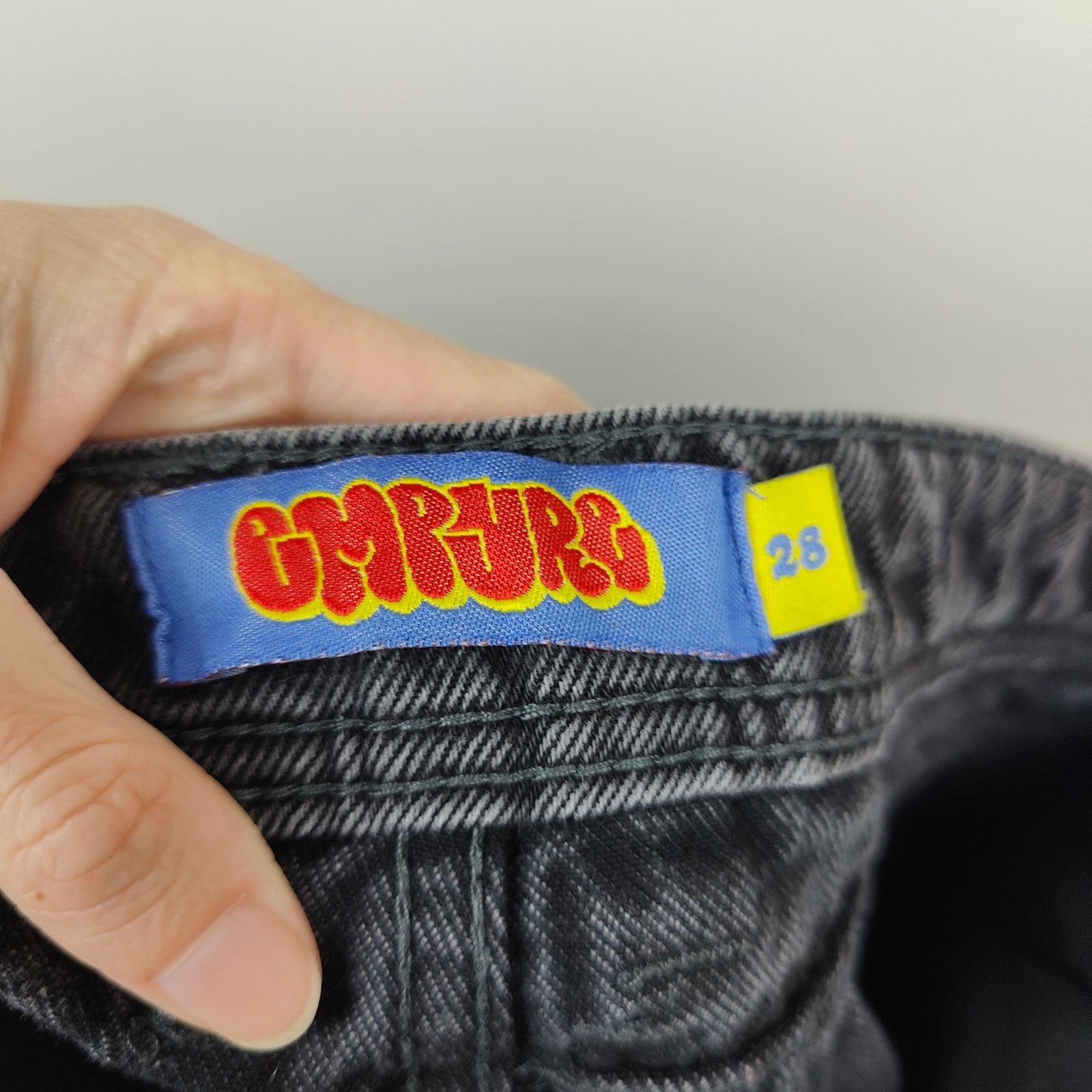 Empyre Empyre Barrel Jeans Womens 28 Charcoal Black Wash Balloon Size 28" / US 6 / IT 42 - 6 Thumbnail