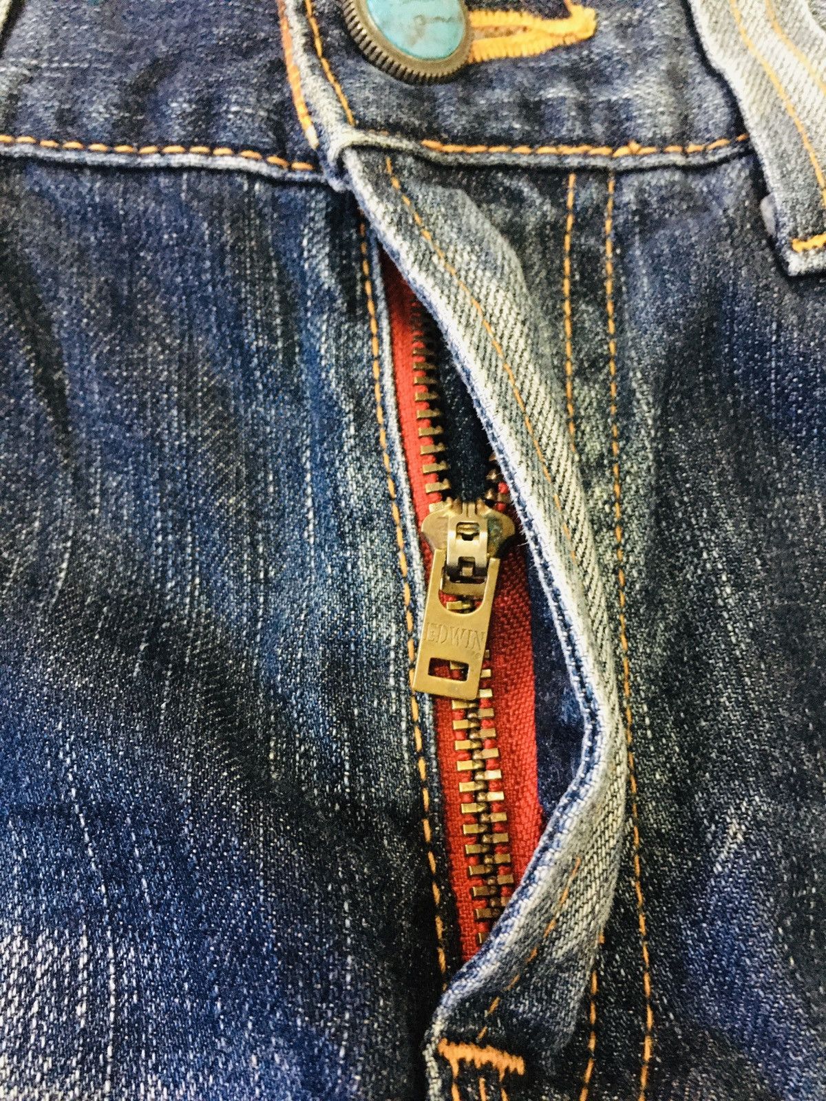 Edwin Edwin Blue Trip Distressed Denim (17) Size US 32 / EU 48 - 9 Thumbnail