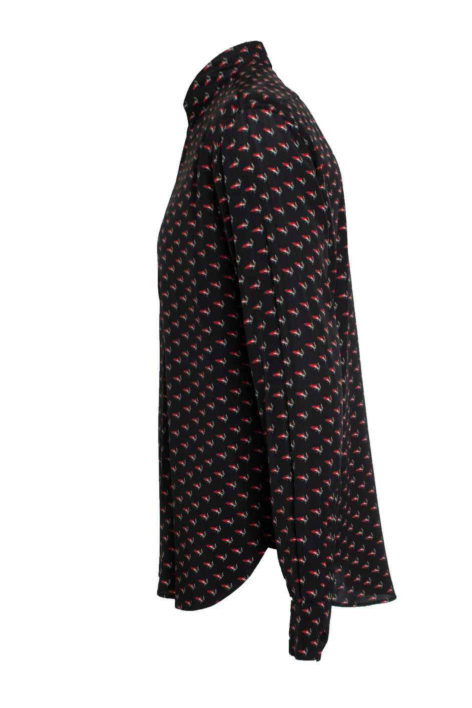 Saint Laurent Paris Saint Laurent, smoking lips heart print shirt 2017 Size US L / EU 52-54 / 3 - 4 Thumbnail