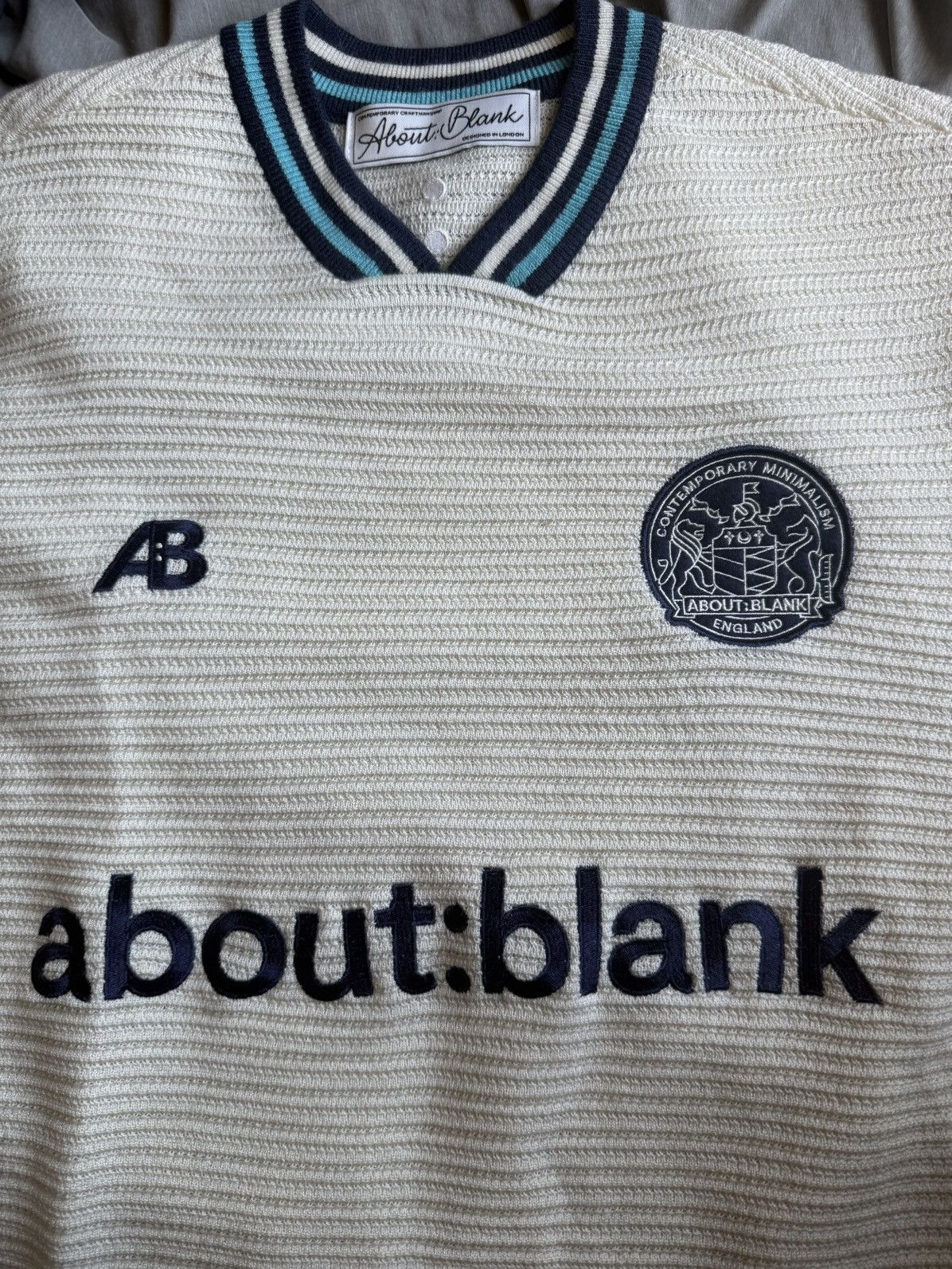 About:Blank ABOUT BLANK Soccer knit jersey Size US S / EU 44-46 / 1 - 3 Thumbnail