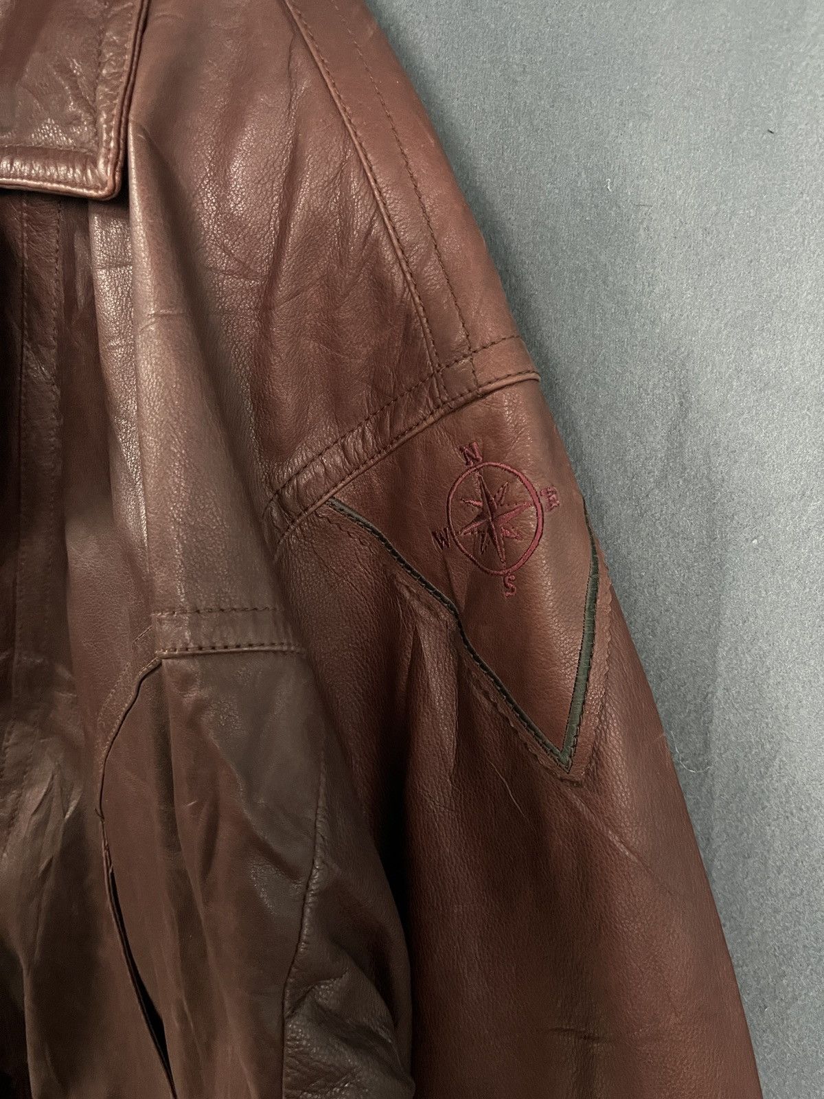 Genuine Leather × Vera Pelle × Vintage Stran Idea Vintage Vera Pelle Made in Italy Size US M / EU 48-50 / 2 - 9 Thumbnail