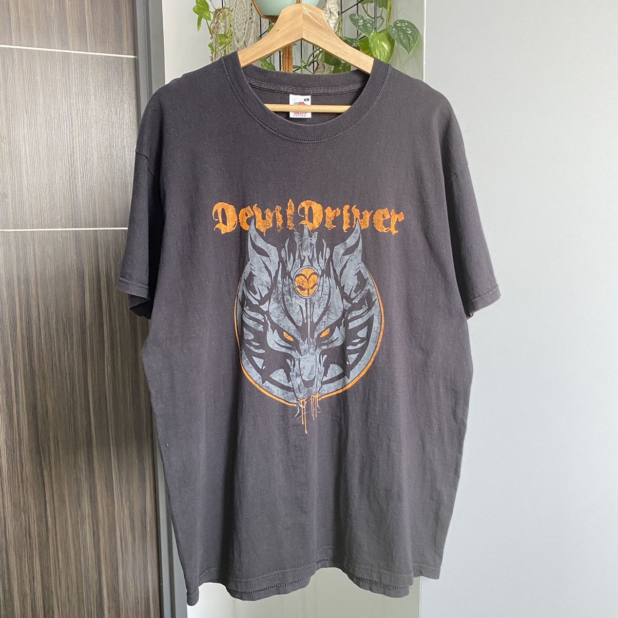 Band Tees Thrashed Faded Vintage Y2K Devil Driver Metal ERD GRUNGE TEE Size US XL / EU 56 / 4 - 1 Thumbnail