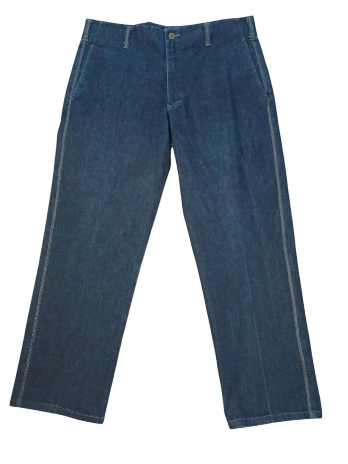 Palmer Trading Company 70's Palmieri 36x30 Dark Wash Denim Blue Jeans USA vintage Size US 36 / EU 52 - 2 Thumbnail