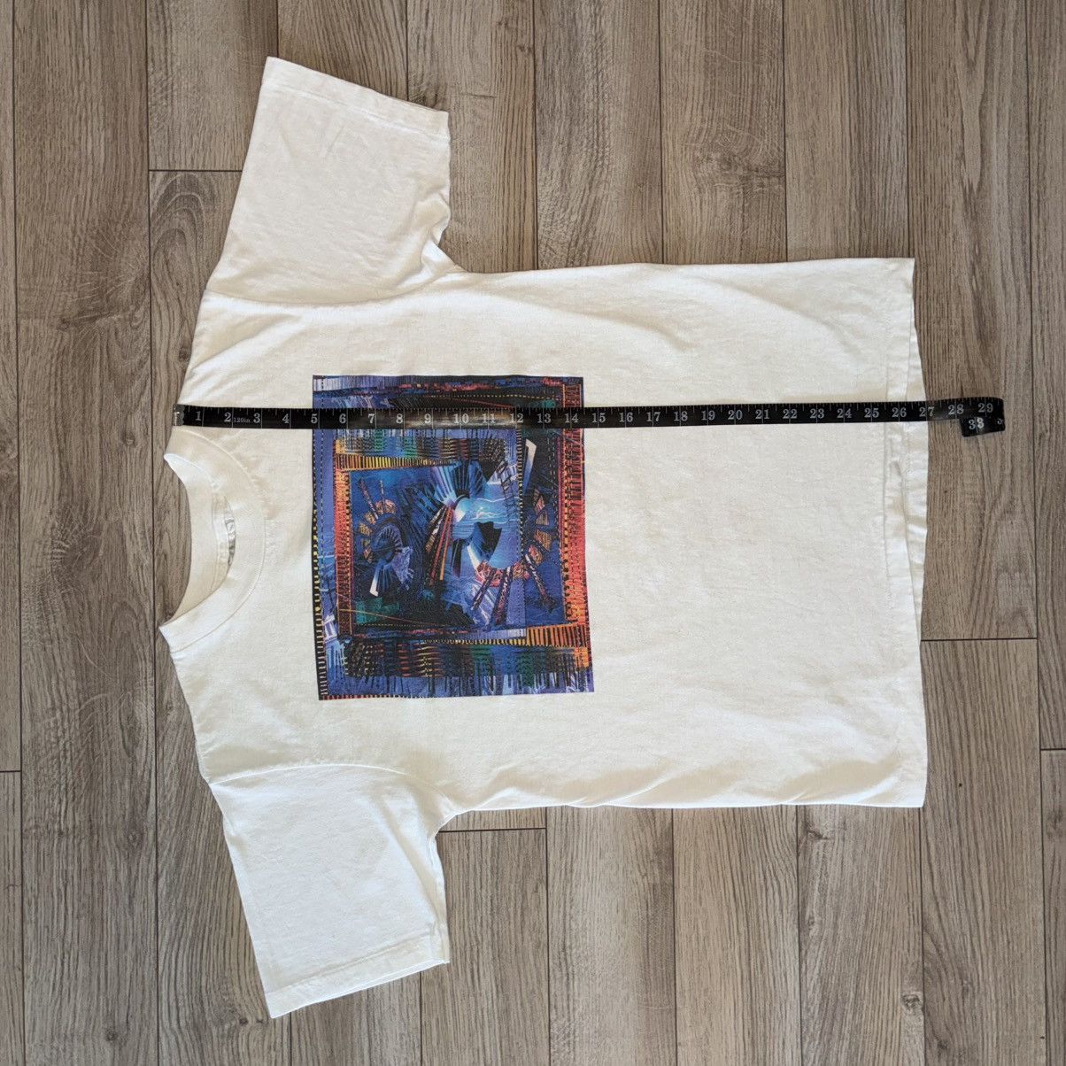 Other 90s Fractal Optical Illusion tee shirt Size US L / EU 52-54 / 3 - 6 Thumbnail