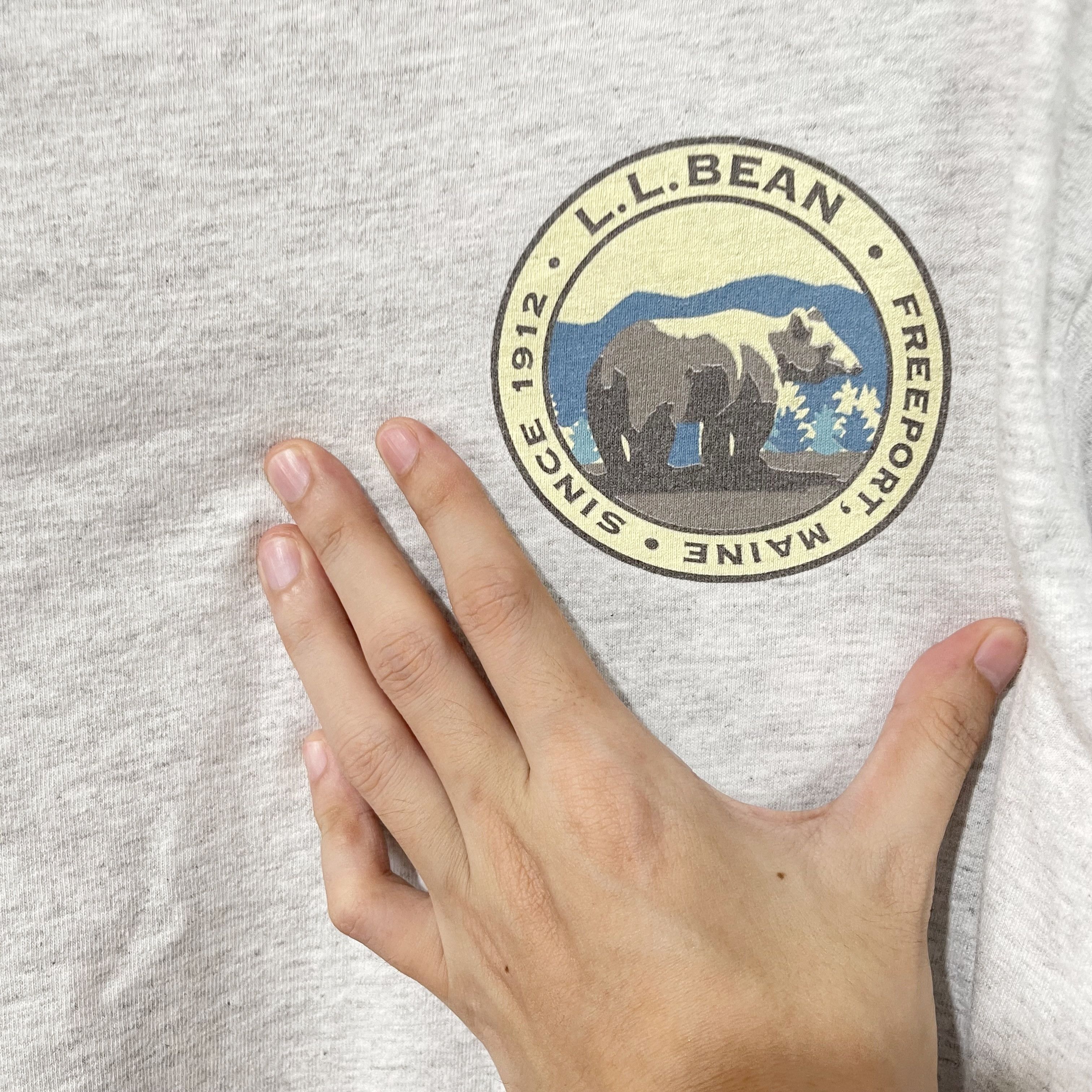 L.L. Bean Vintage 00s L.L.Bean Outdoor T-Shirt Size US XXL / EU 58 / 5 - 2 Thumbnail