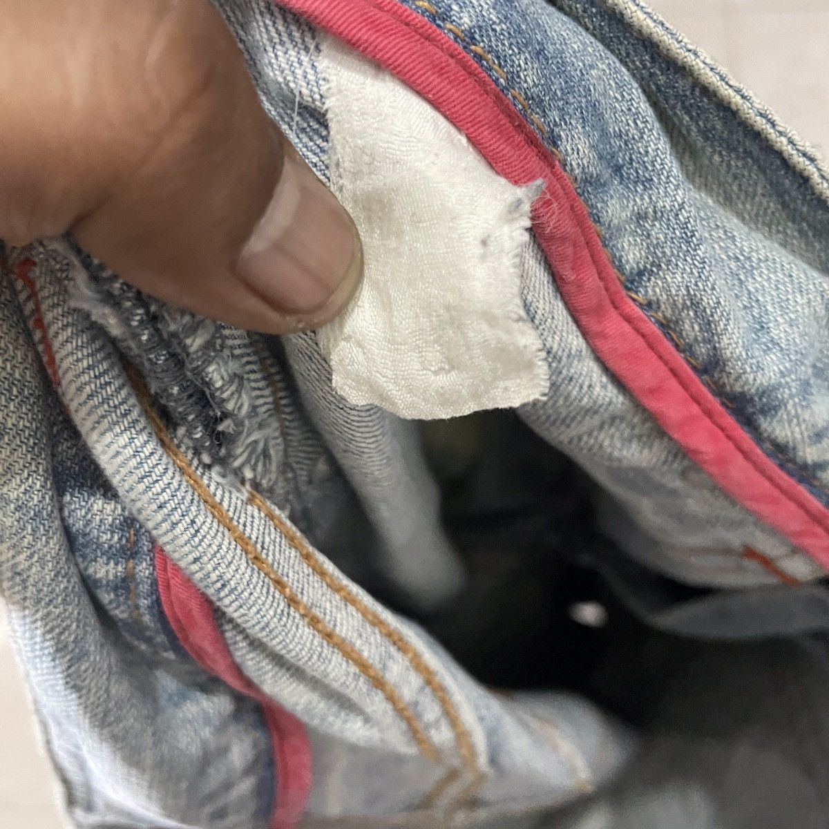 Japanese Brand Vintage Japanese Designer Bush Denim Jeans Size US 37 - 6 Thumbnail
