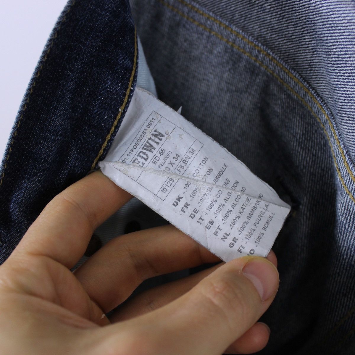 Edwin Edwin Jeans Ed 55 Japanese Denim Pants Selvedge Size US 30 / EU 46 - 10 Thumbnail