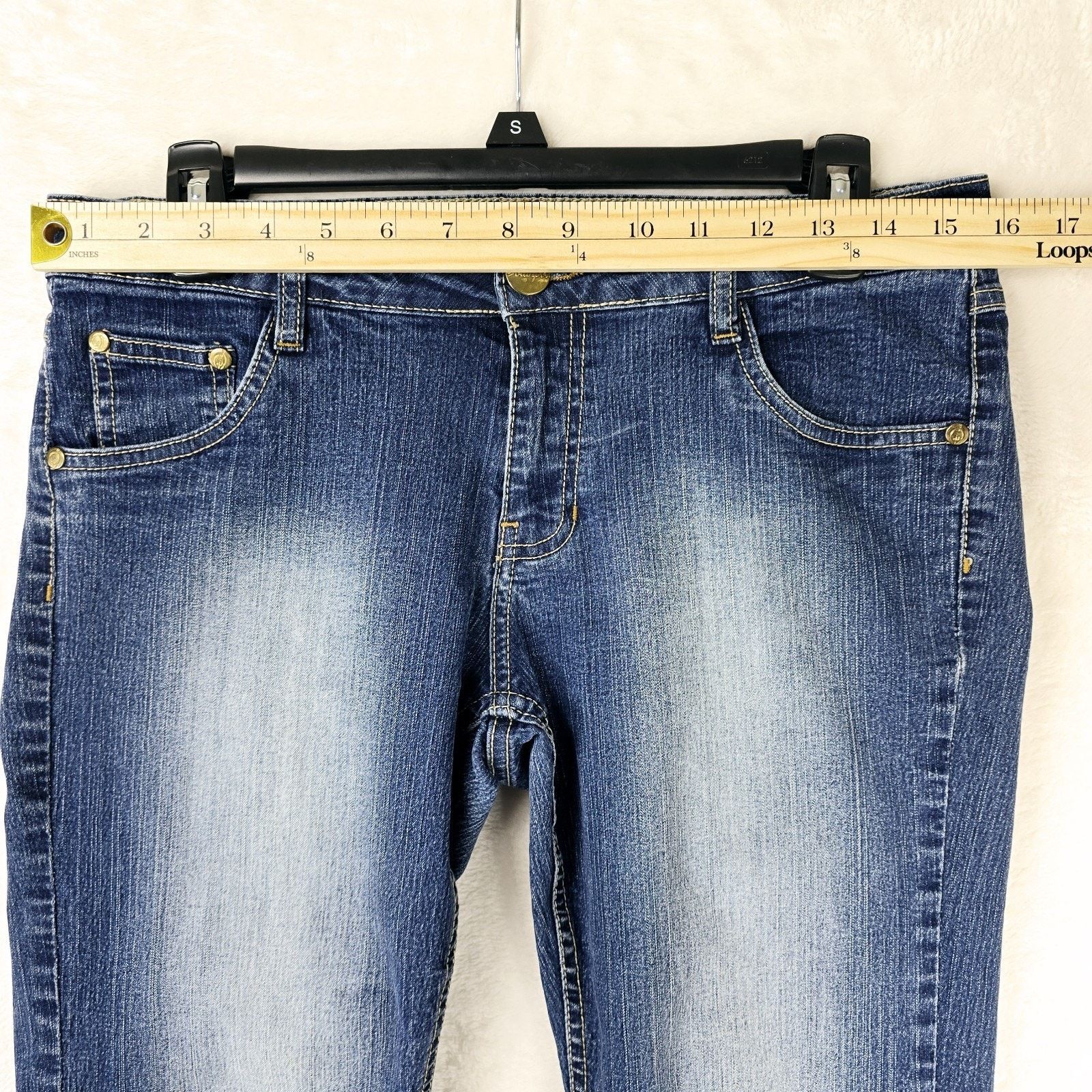 Southpole Vintage Southpole Capri Jeans Womens Sz 9 32x22 Juniors Y2K Size 32" / US 10 / IT 46 - 12 Thumbnail