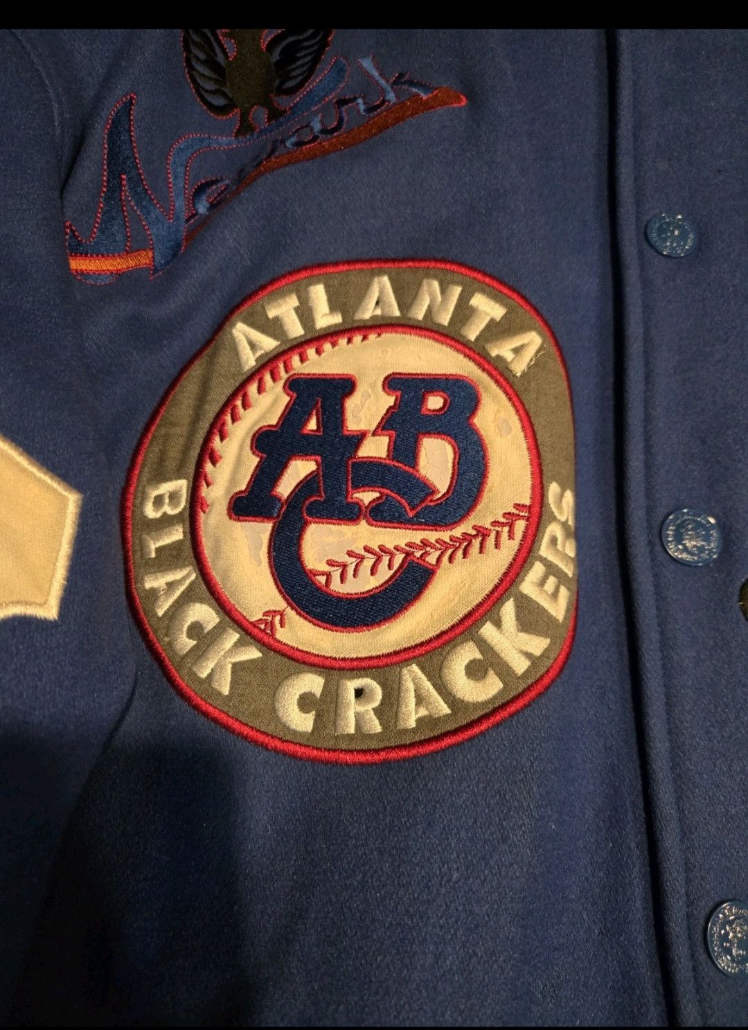 Other Vintage Headgear Negro League Baseball jacket with patchess Size US XXL / EU 58 / 5 - 7 Thumbnail