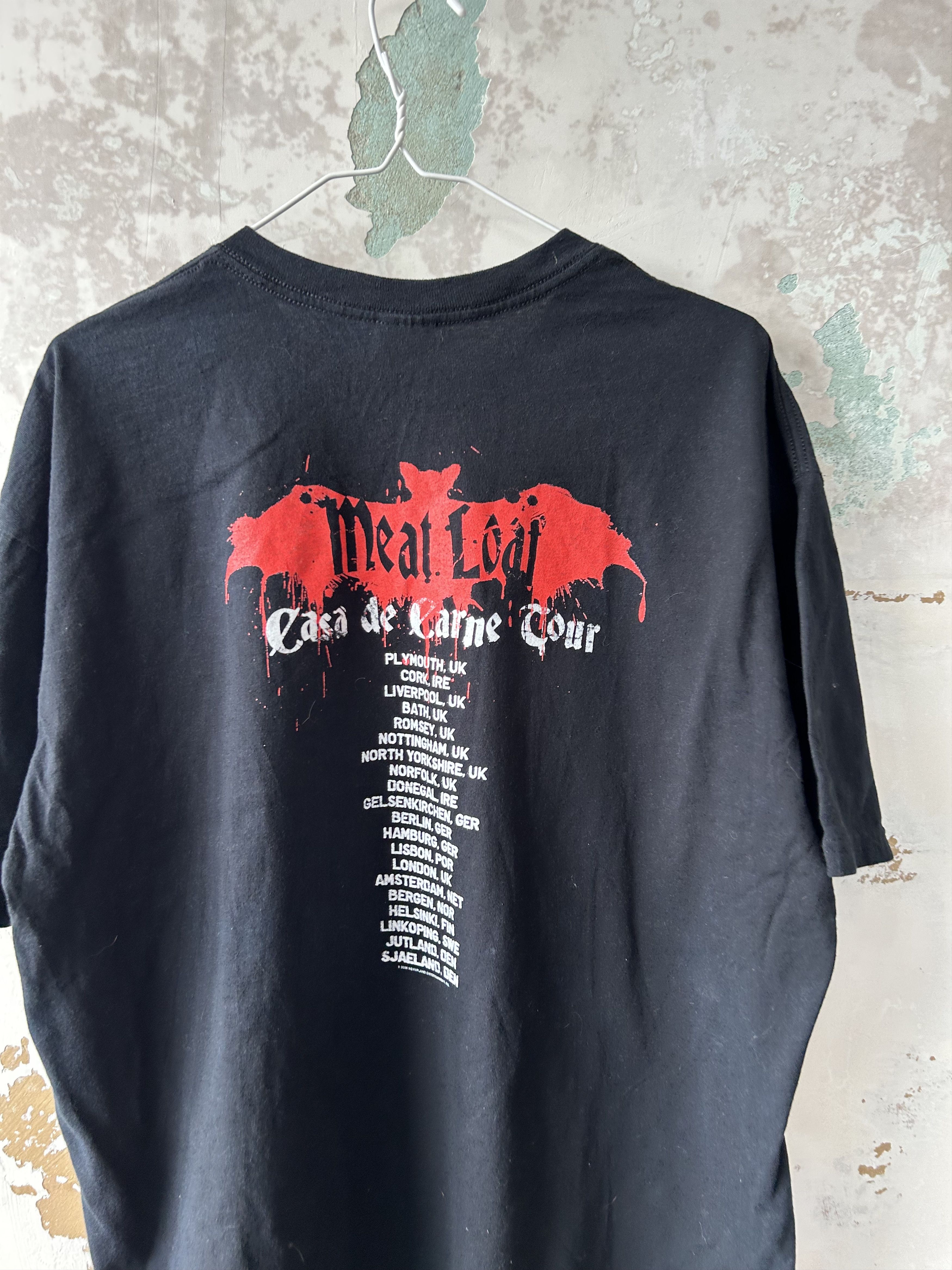 Other RARe Meat loaf world tour t shirt bat of the hell Size US XL / EU 56 / 4 - 7 Thumbnail