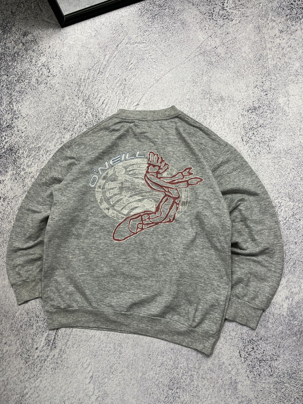 O'Neill × Vintage Oneil Vintage Sweatshirt Y2k Style Big Back Logo Longsleeve Size US M / EU 48-50 / 2 - 3 Thumbnail